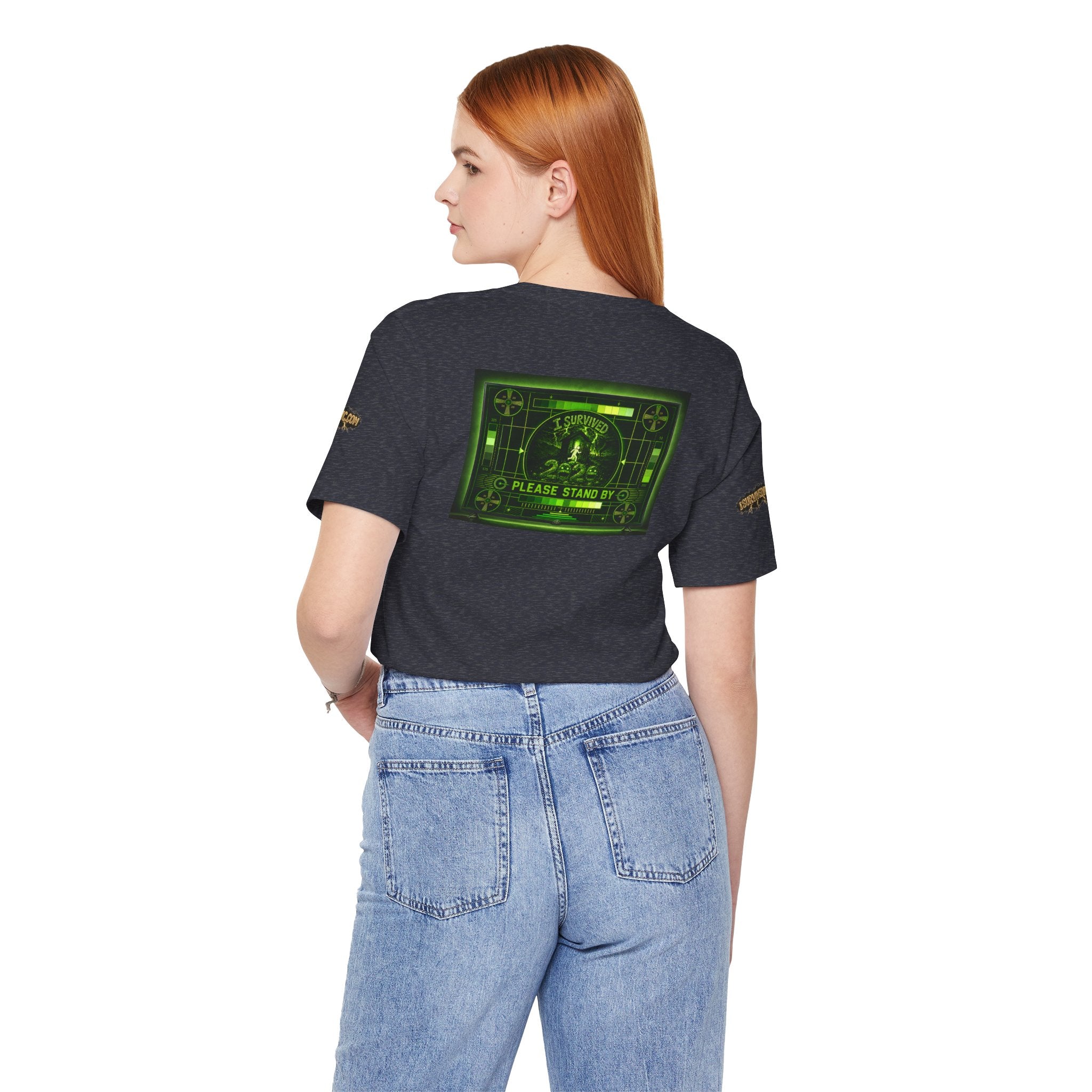 I Survived 2020 — "Please Stand By" Test Pattern Toxic Signal Tee Special Edition Summer Premiere Unisex Jersey Short Sleeve Tee