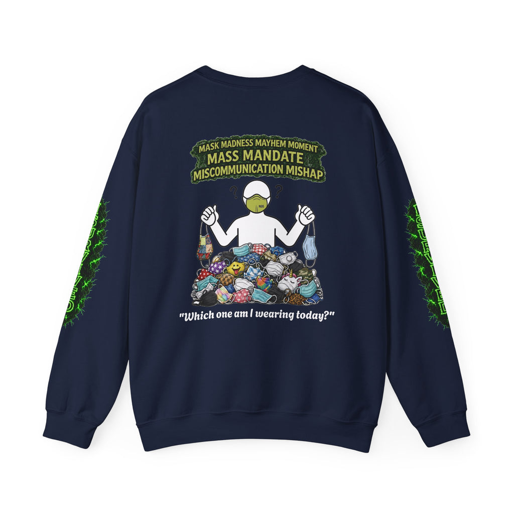 I Survived 2020 — Director's Cut S1:E4 "Mask Madness Mayhem Moment" | Pandemic Edition Unisex Heavy Blend™ Crewneck Sweatshirt