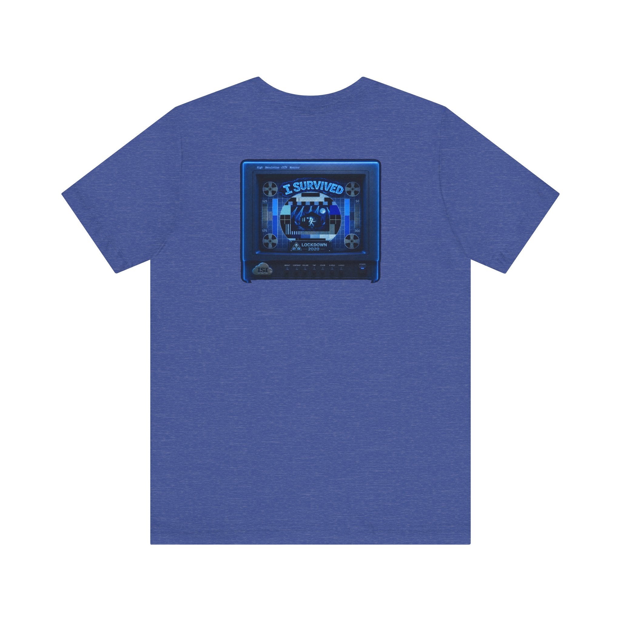 I Survived 2020 — "Please Stand By" Test Pattern Tee Lockdown Summer Exclusive Unisex Jersey Short Sleeve Tee