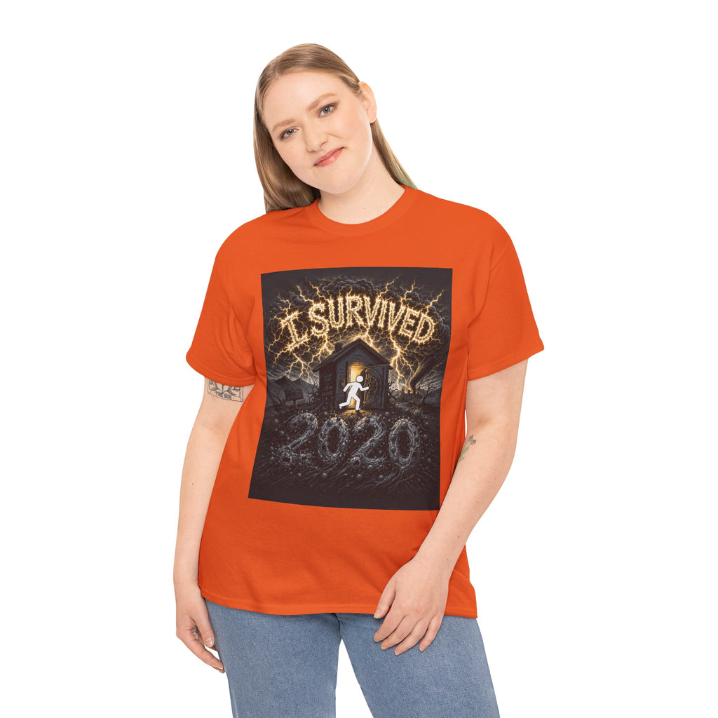 I Survived 2020 — Original PILOT Design Unisex Heavy Cotton Tee