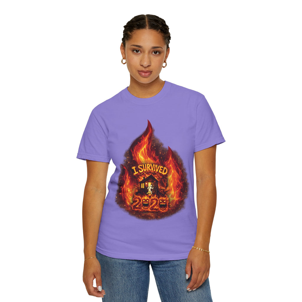 I Survived 2020 — Director's Cut S2:E1 "Berry Creek" | Wildfire Edition Memorial Unisex Garment-Dyed T-shirt