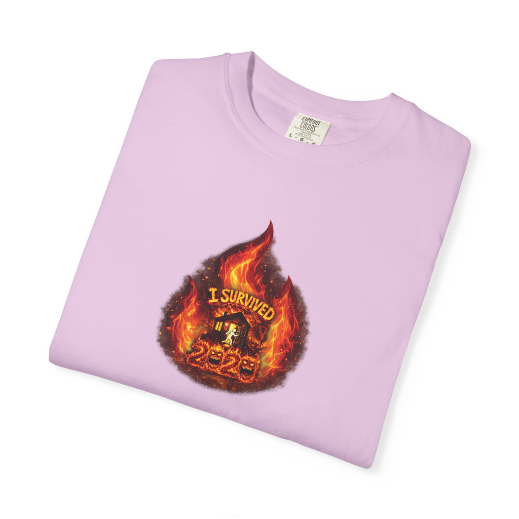 I Survived 2020 — WILDFIRES S2:E3: Director's Cut "The California Wildfires" Memorial Unisex Garment-Dyed T-shirt