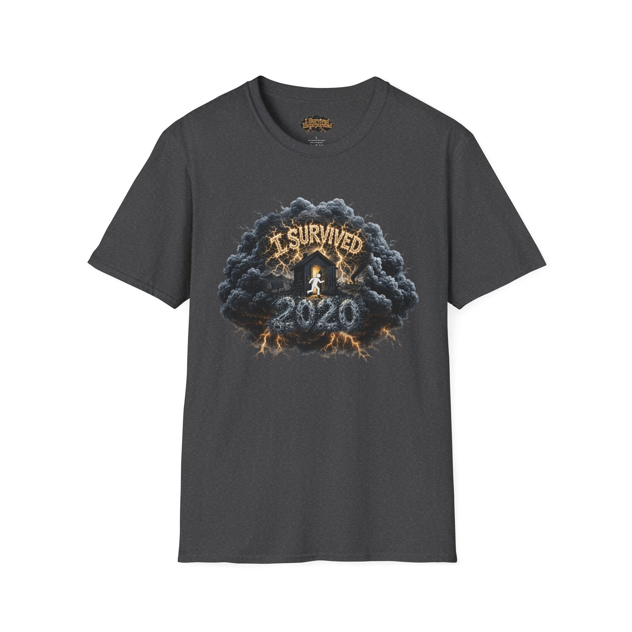 I Survived 2020 — Director's Cut Original Design Teaser Tee | Season 1 Premiere Drop Unisex Softstyle T-Shirt