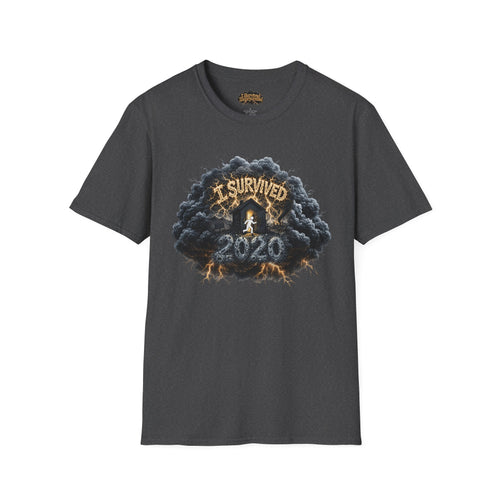 I Survived 2020 — Director's Cut Original Design Teaser Tee | Season 1 Premiere Drop Unisex Softstyle T-Shirt