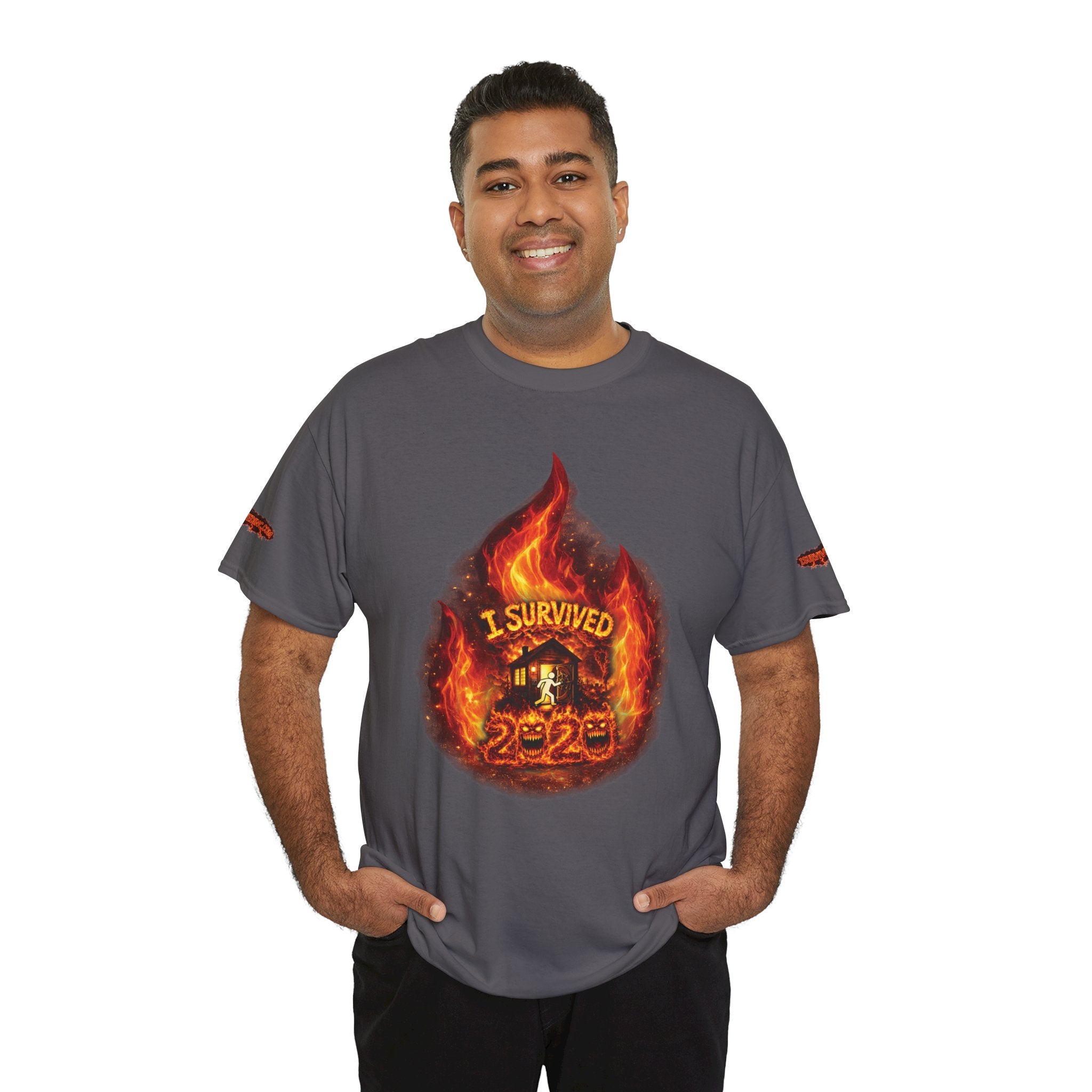 I Survived 2020 — Director's Cut S2:E1 "Berry Creek" | Wildfire Edition Memorial Unisex Heavy Cotton Tee (SPECIAL EDITION)
