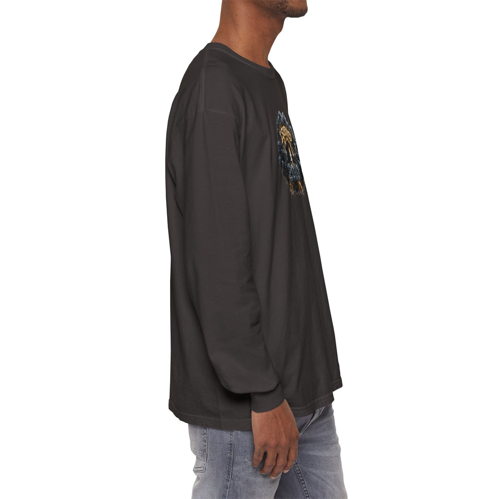 I Survived 2020 — Original PILOT Design: Director's Cut Unisex Garment-Dyed Long Sleeve T-Shirt