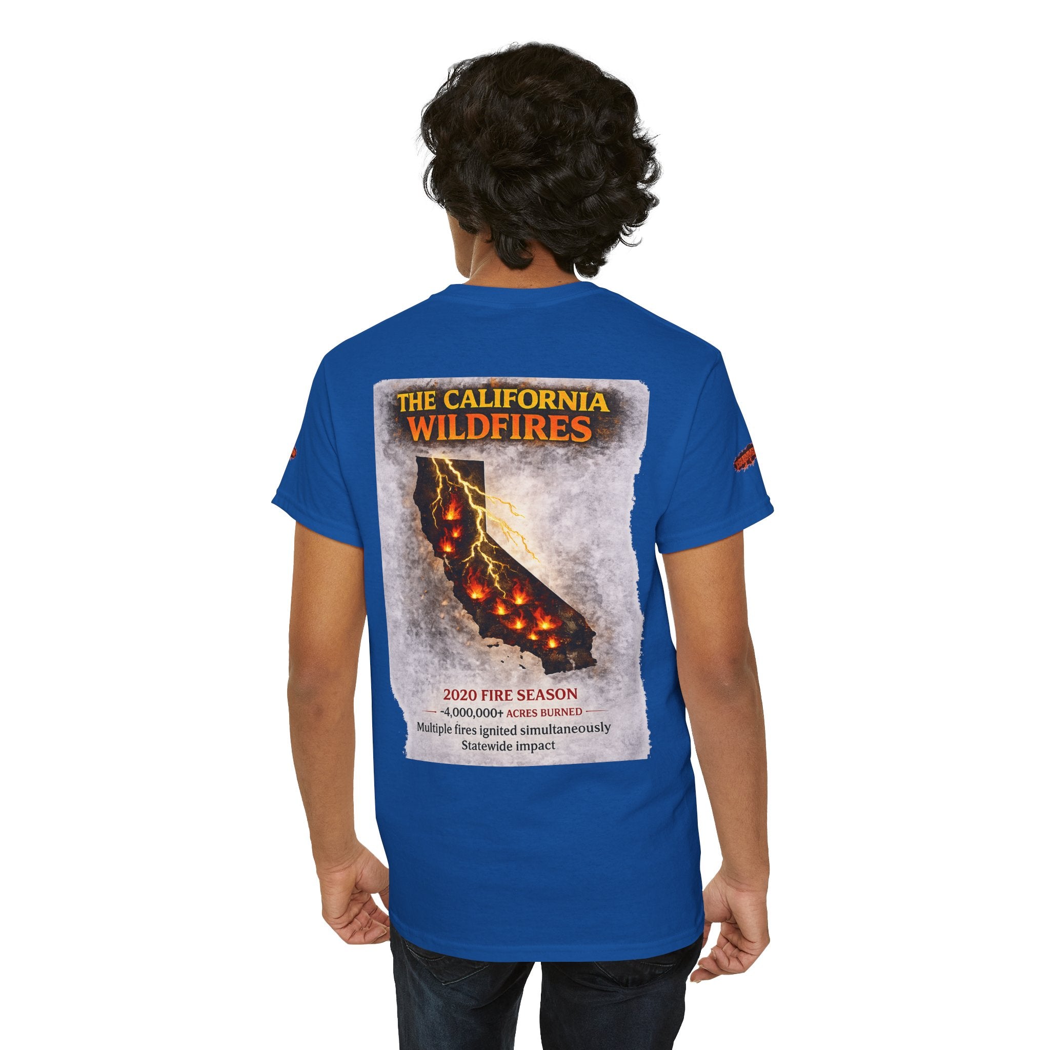 I Survived 2020 — WILDFIRES S2:E3: Director's Cut Special Edition "The California Wildfires" Memorial Unisex Heavy Cotton Tee