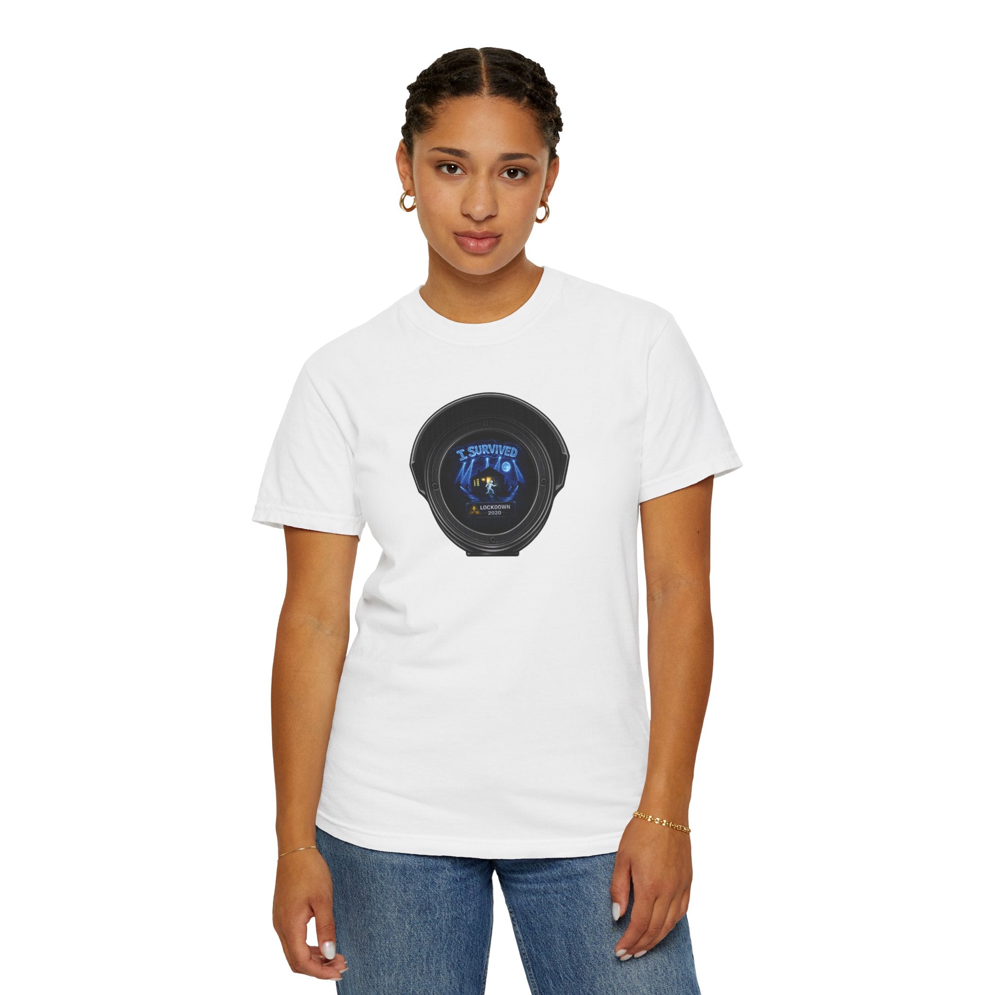 I Survived 2020 —  LOCKDOWN S3:E1: Director's Cut "Quarantine" Unisex Garment-Dyed T-shirt