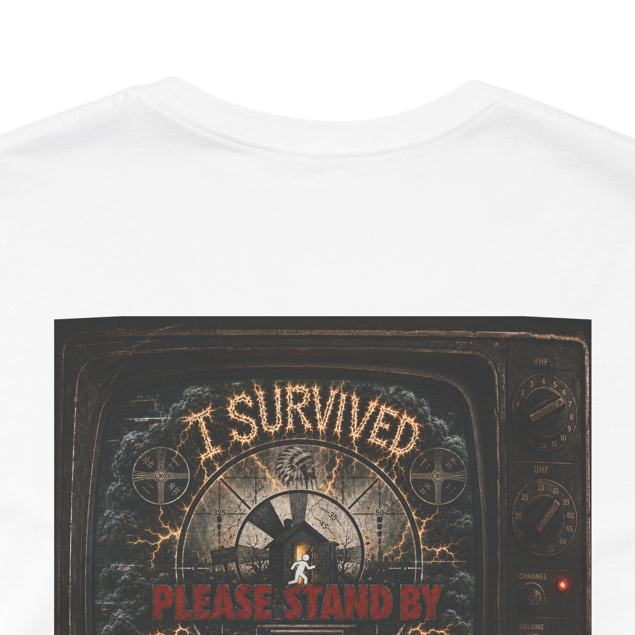 I Survived 2020 — "Please Stand By" Test Pattern Tee Summer Premier Unisex Jersey Short Sleeve Tee