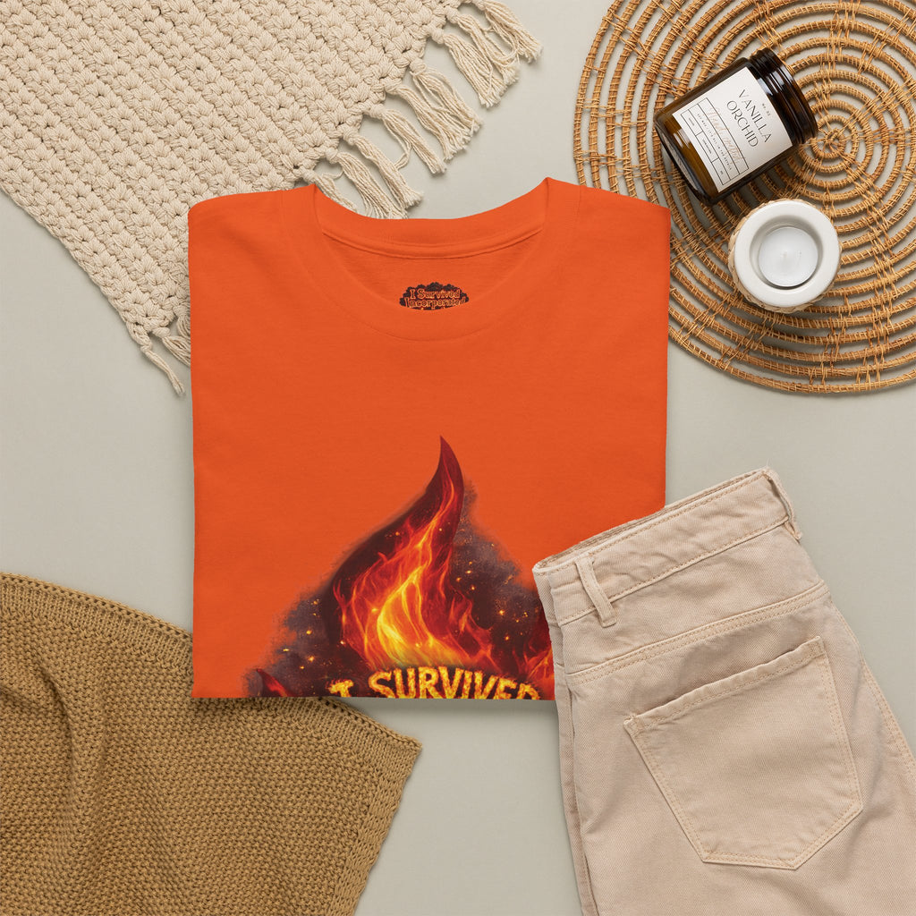 I Survived 2020 — Director's Cut S2:E3 "The California Wildfires" | Wildfire Edition Memorial Unisex Heavy Cotton Tee (SPECIAL EDITION)