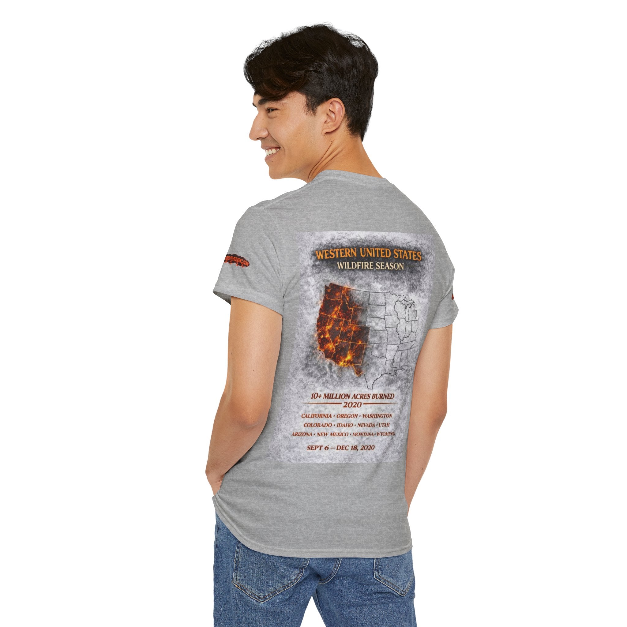 I Survived 2020 — Director's Cut S2:E4 "Western U.S. Wildfire Season" | Mid-Season Finale Pt. 1 | Wildfire Edition Memorial Unisex Heavy Cotton Tee (SPECIAL EDITION)