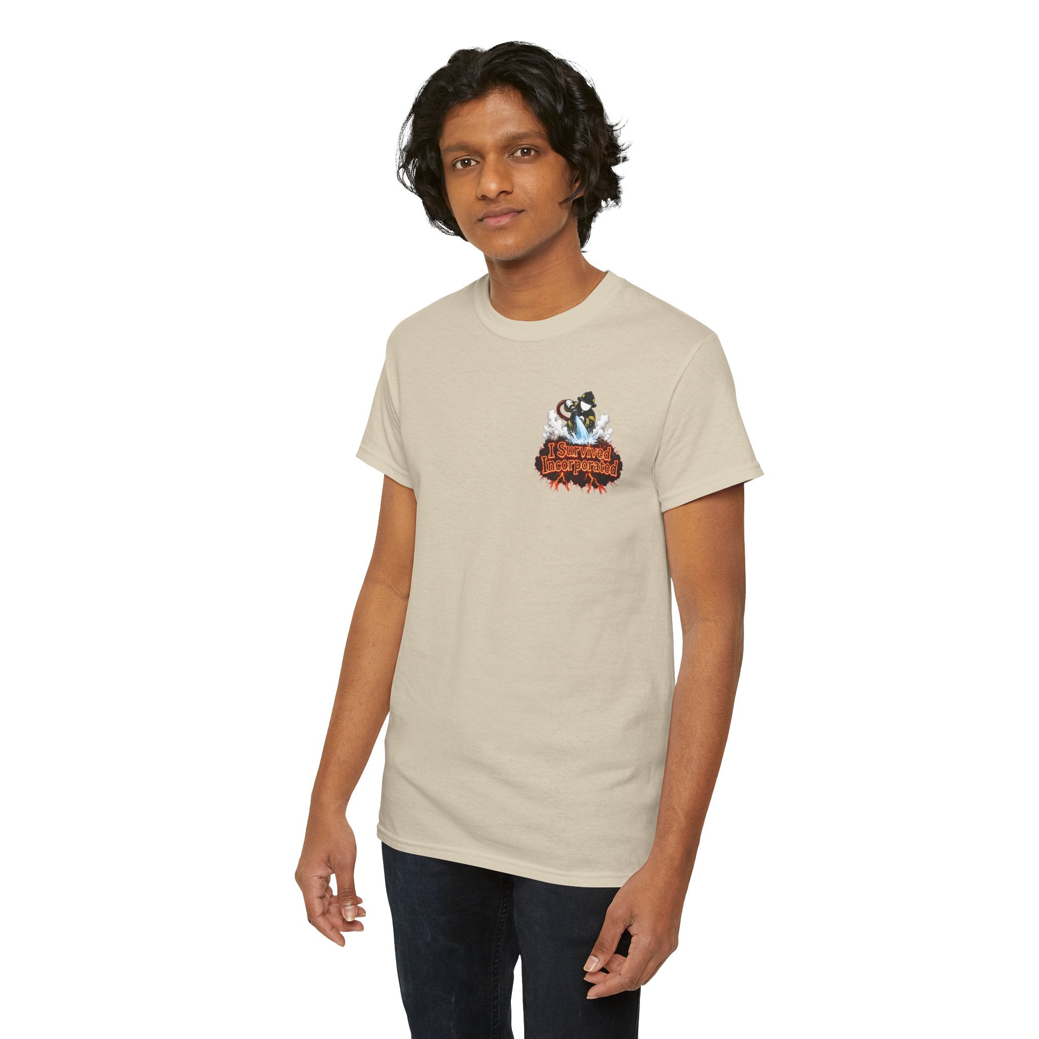 I Survived 2020 — "Please Stand By" Test Pattern Tee Wildfire Signal Edition Summer Premiere Unisex Heavy Cotton Tee