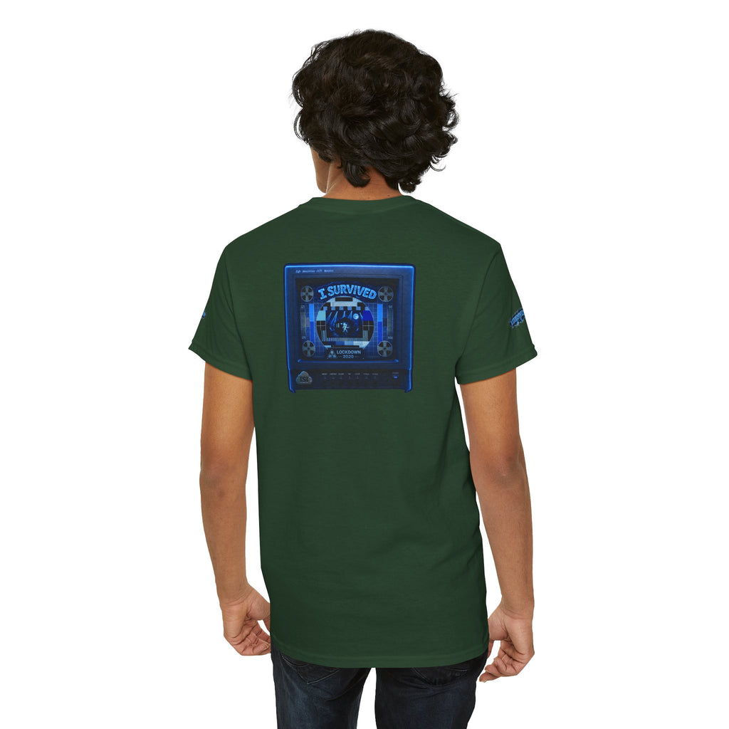 I Survived 2020 — "Please Stand By" Test Pattern Tee Lockdown Special Edition Summer Exclusive Unisex Heavy Cotton Tee
