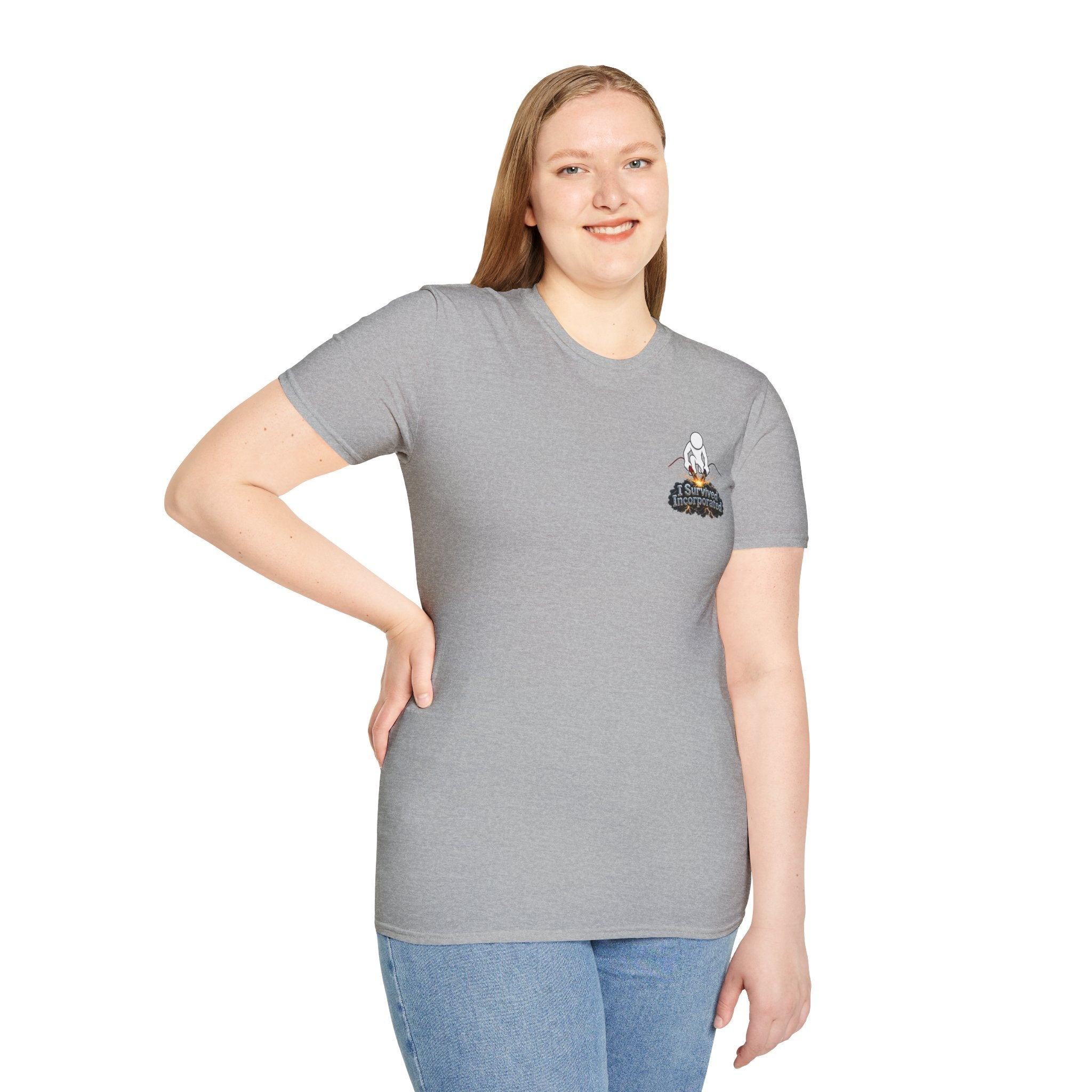 I Survived 2020 — "Please Stand By" Test Pattern Tee Summer Premier Unisex Softstyle T-Shirt