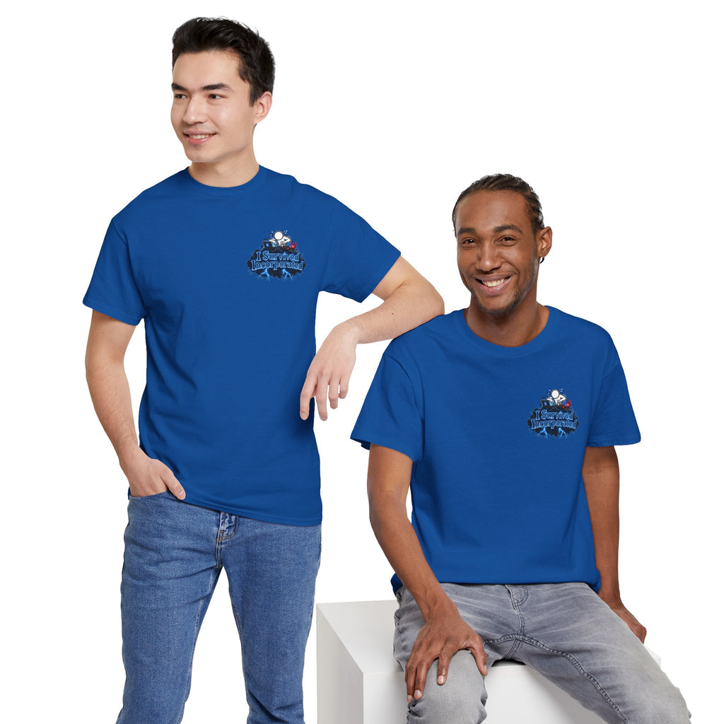 I Survived 2020 — "Please Stand By" Test Pattern Tee Lockdown Surveillance Edition Summer Exclusive Unisex Heavy Cotton Tee