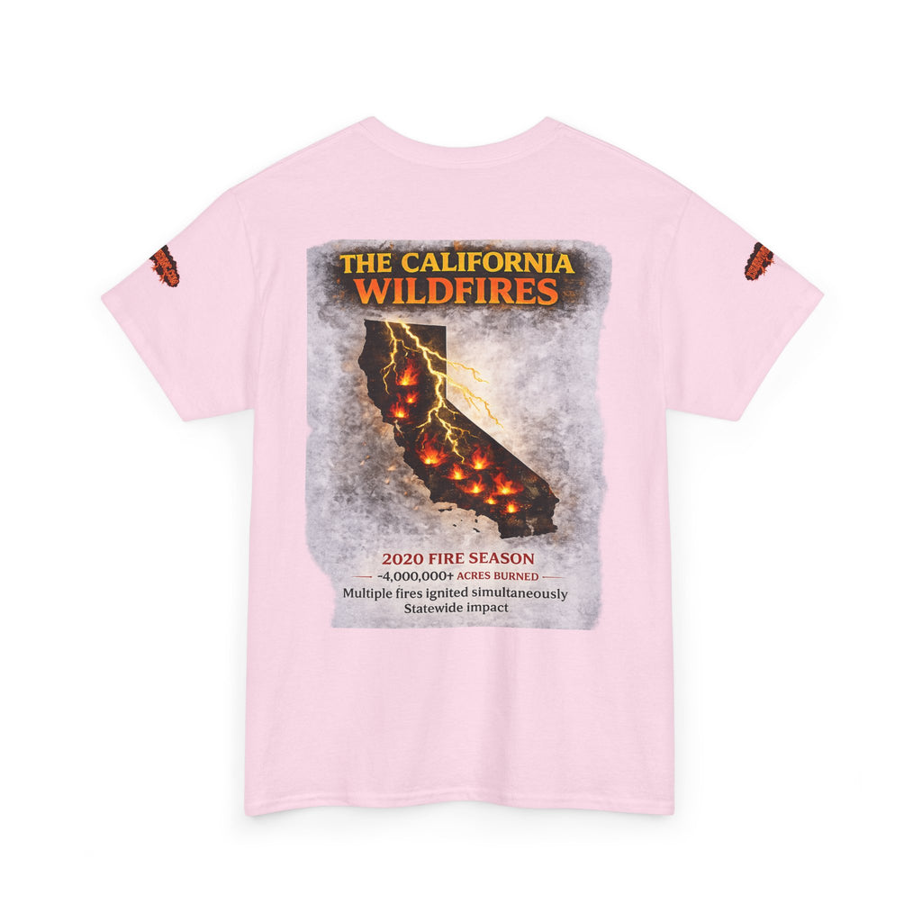 I Survived 2020 — Director's Cut S2:E3 "The California Wildfires" | Wildfire Edition Memorial Unisex Heavy Cotton Tee (SPECIAL EDITION)