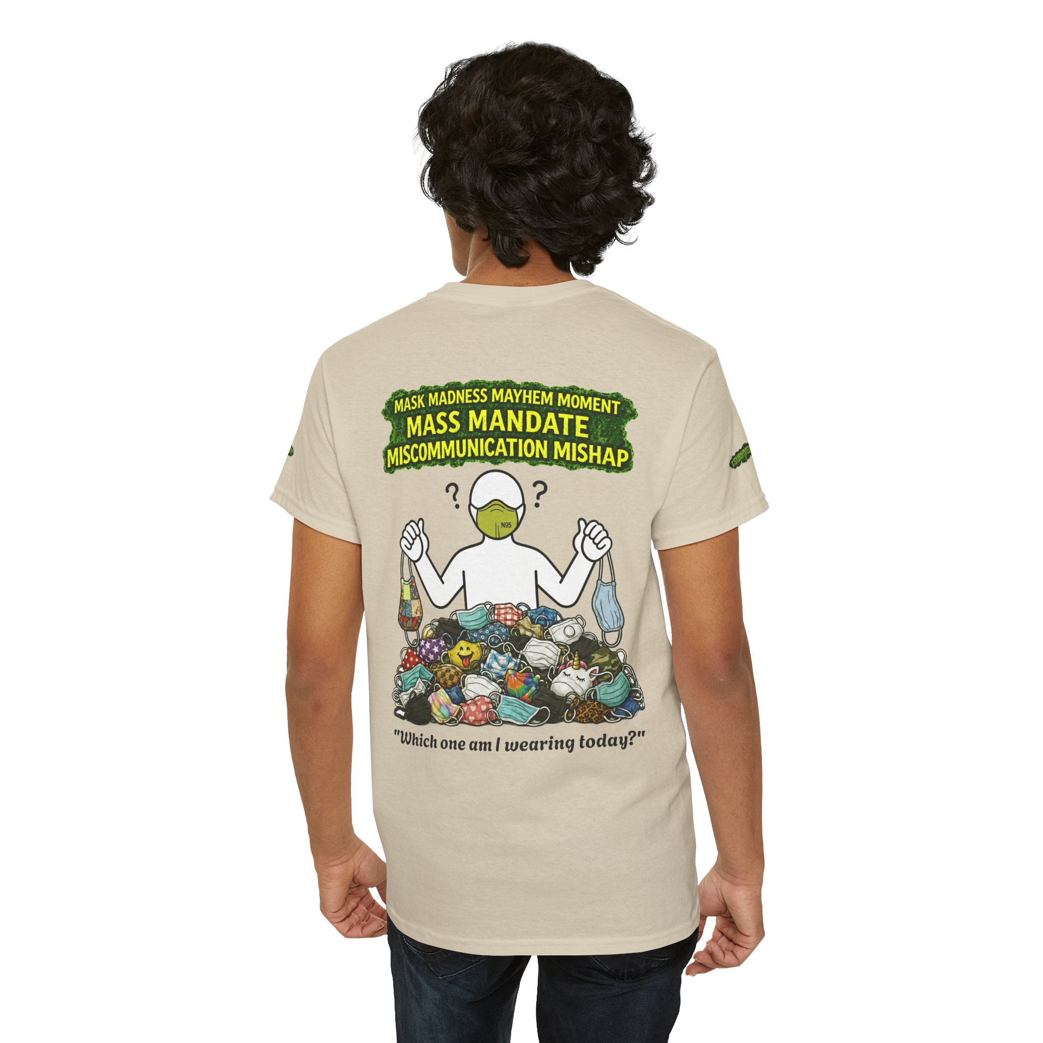 I Survived 2020 — PANDEMIC S1:E4: Special Edition "Mask Madness" Unisex Heavy Cotton Tee