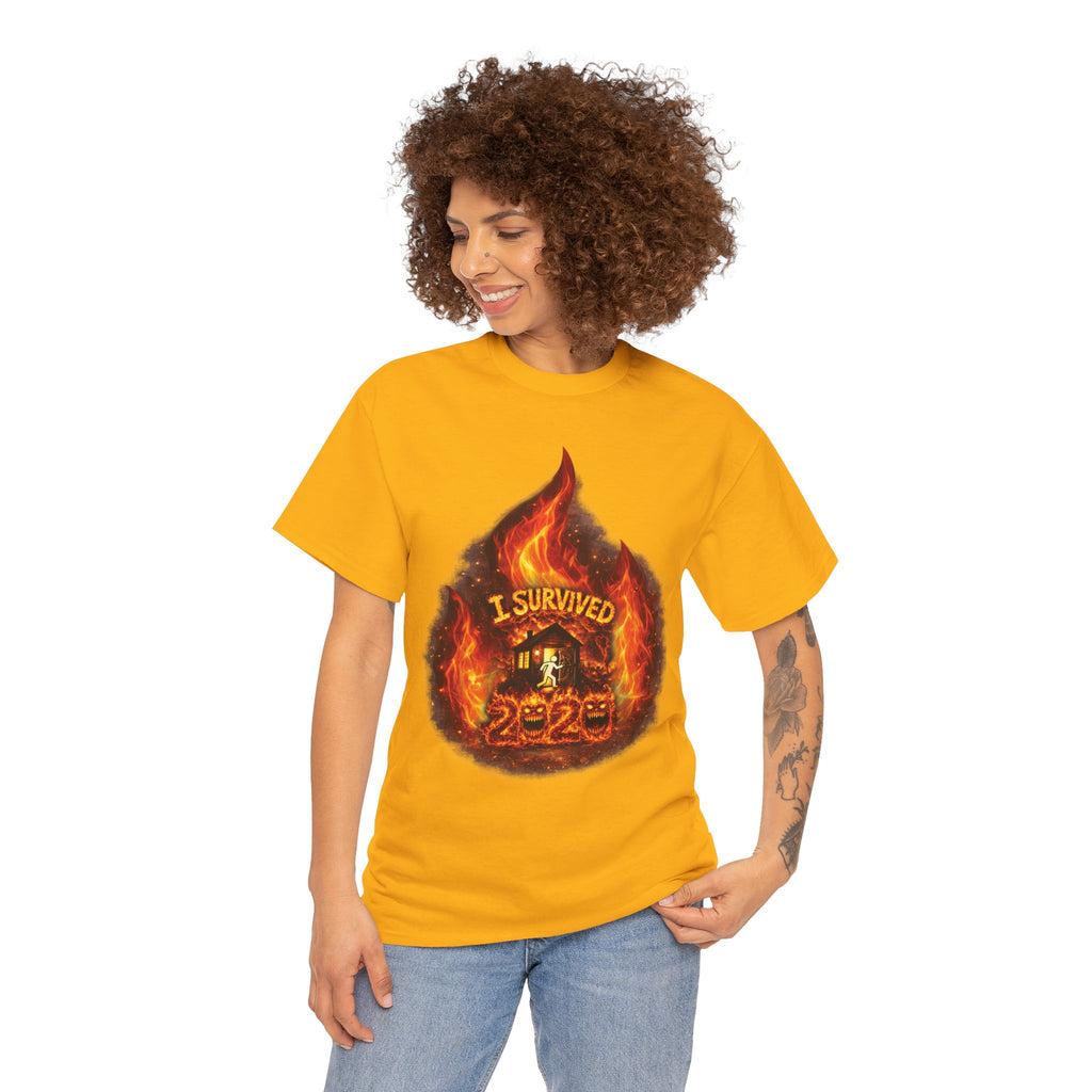 I Survived 2020 — Director's Cut S2:E1 "Berry Creek" | Wildfire Edition Memorial Unisex Heavy Cotton Tee