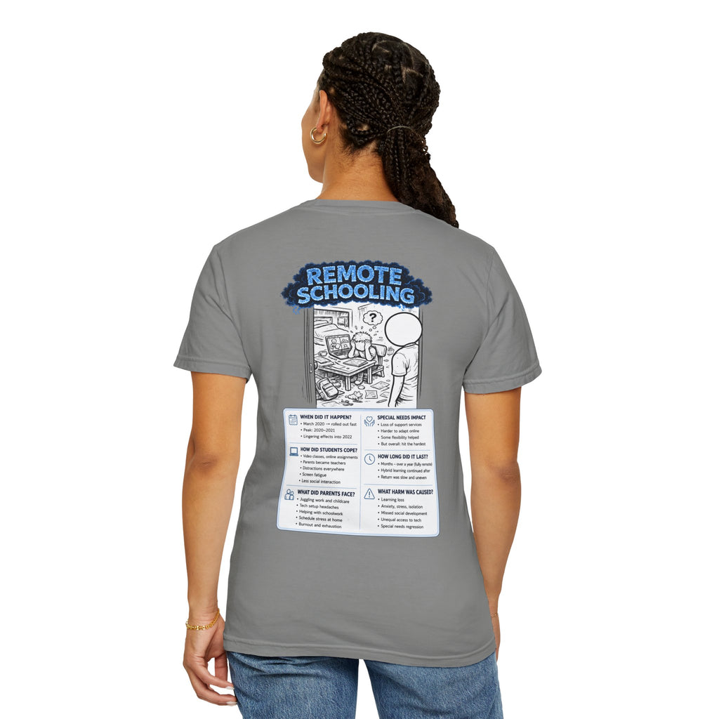 I Survived 2020 — Director's Cut S3:E3 "Remote Schooling" | Lockdown Edition Documentary Unisex Garment-Dyed T-shirt