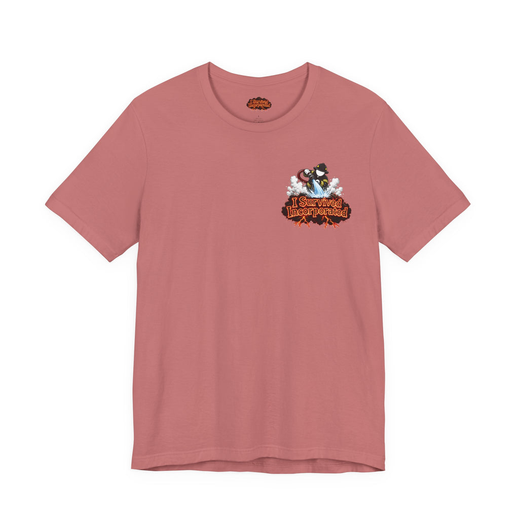 I Survived 2020 — "Please Stand By" Test Pattern Tee Wildfire Signal Edition Summer Premiere Unisex Jersey Short Sleeve Tee