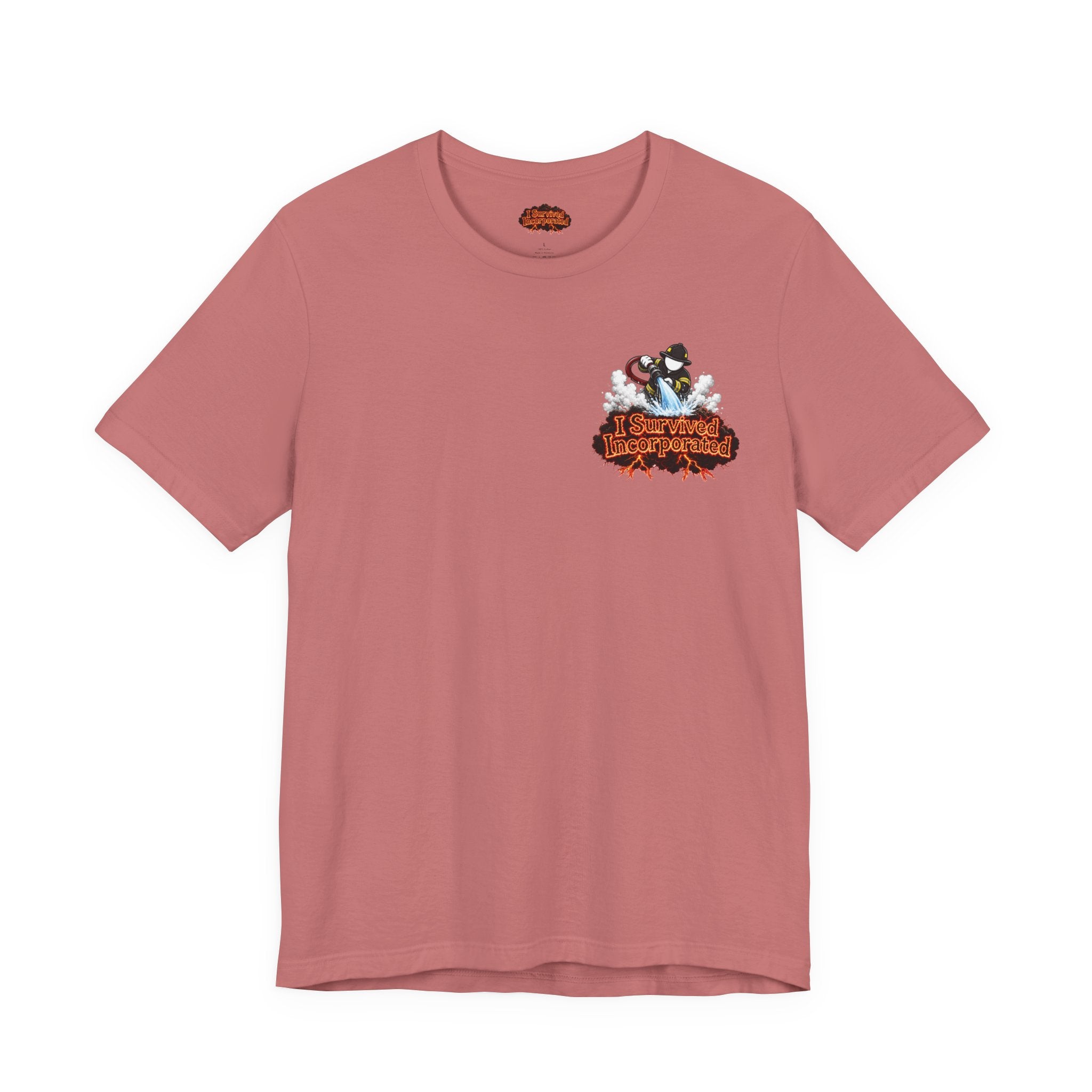 I Survived 2020 — "Please Stand By" Test Pattern Tee Wildfire Signal Edition Summer Premiere Unisex Jersey Short Sleeve Tee