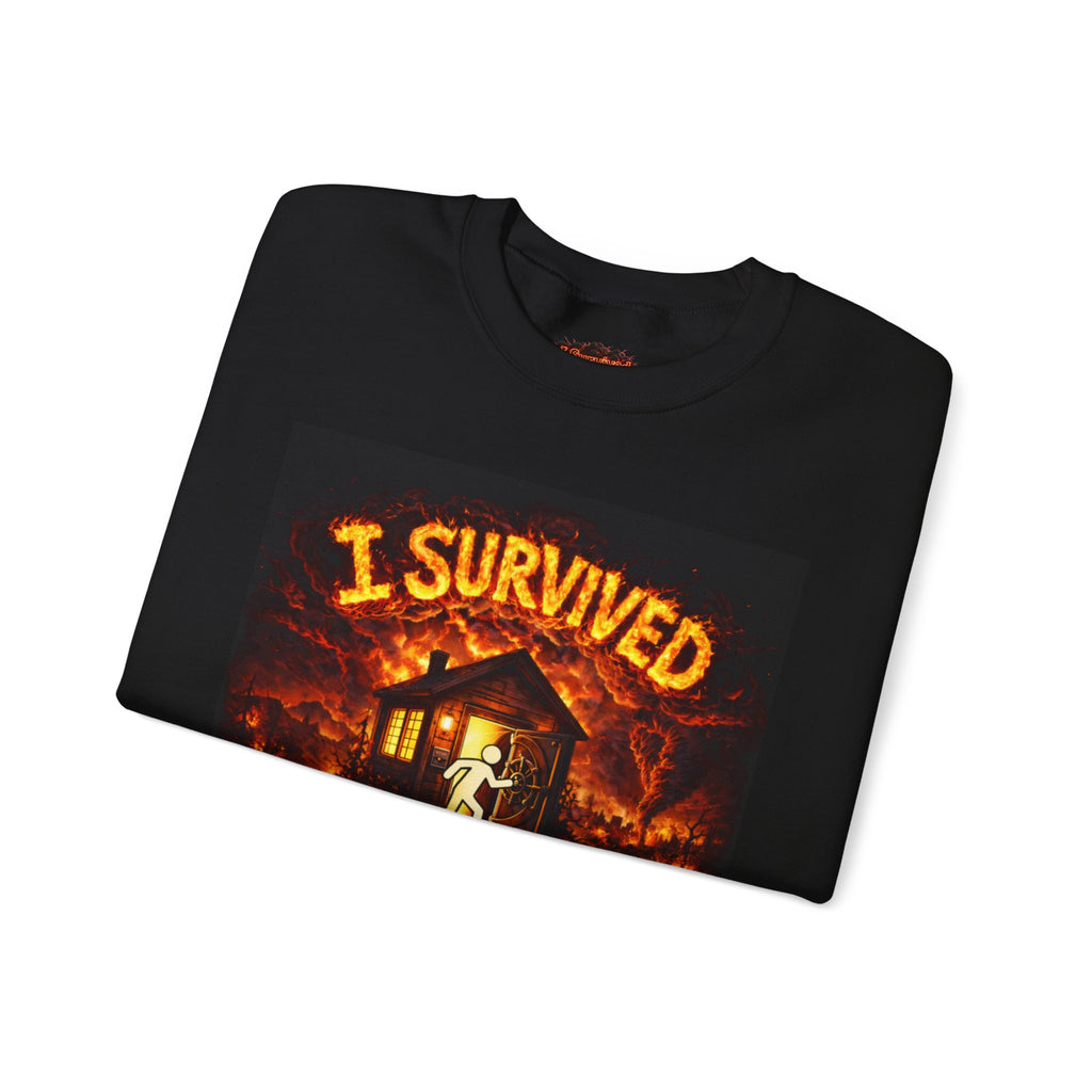 I Survived 2020 — S2:E4 "Western U.S. Wildfire Season" | Mid-Season Finale Pt. 1 | Wildfire Edition Memorial Unisex Heavy Blend™ Crewneck Sweatshirt