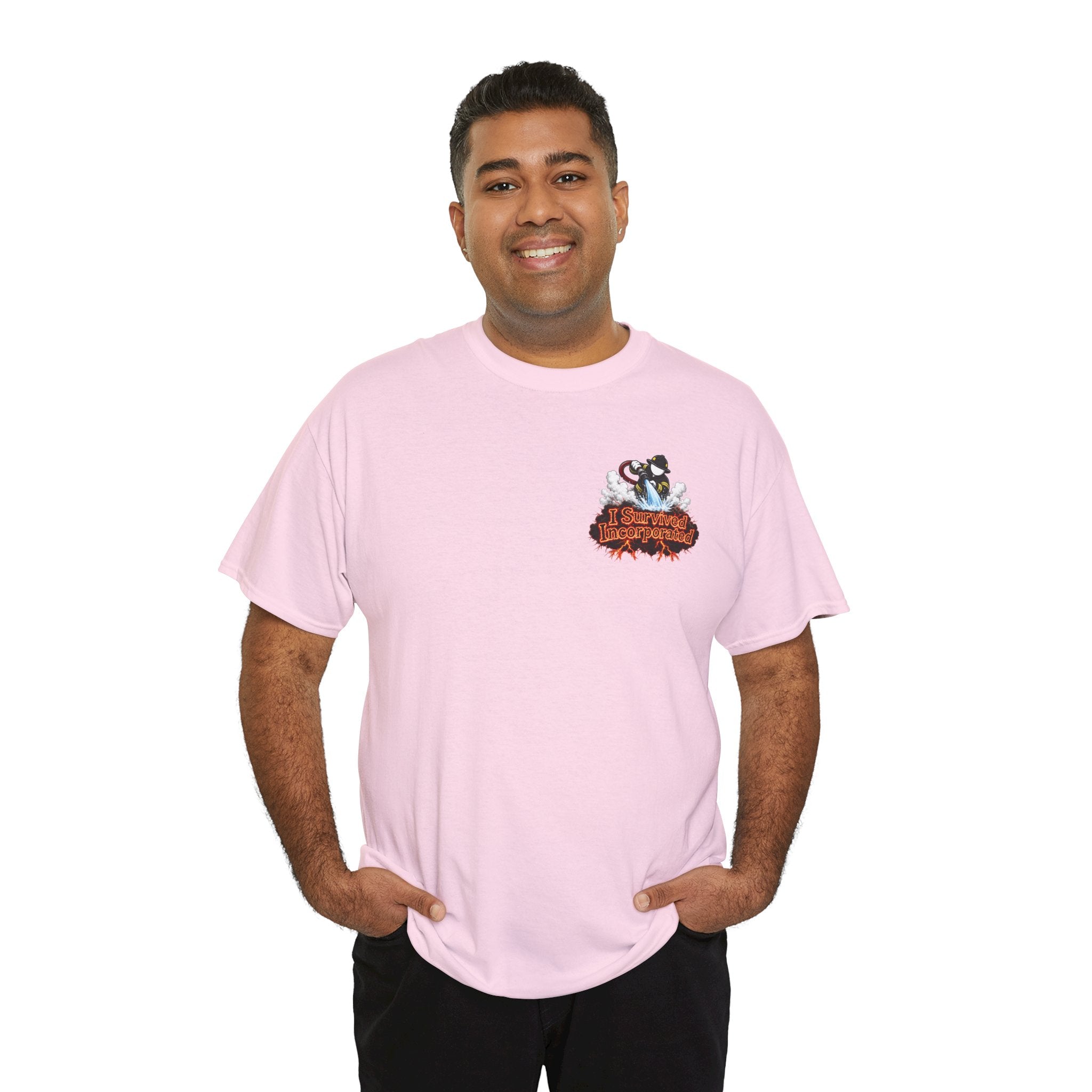 I Survived 2020 — "Please Stand By" Test Pattern Tee Wildfire Signal Edition Summer Premiere Unisex Heavy Cotton Tee