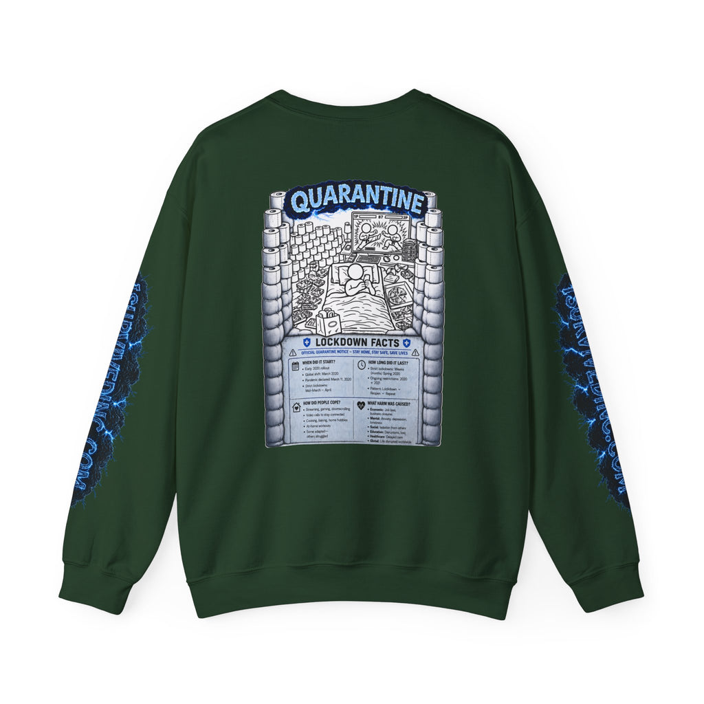 I Survived 2020 — LOCKDOWN S3:E1: "Quarantine" Unisex Heavy Blend™ Crewneck Sweatshirt