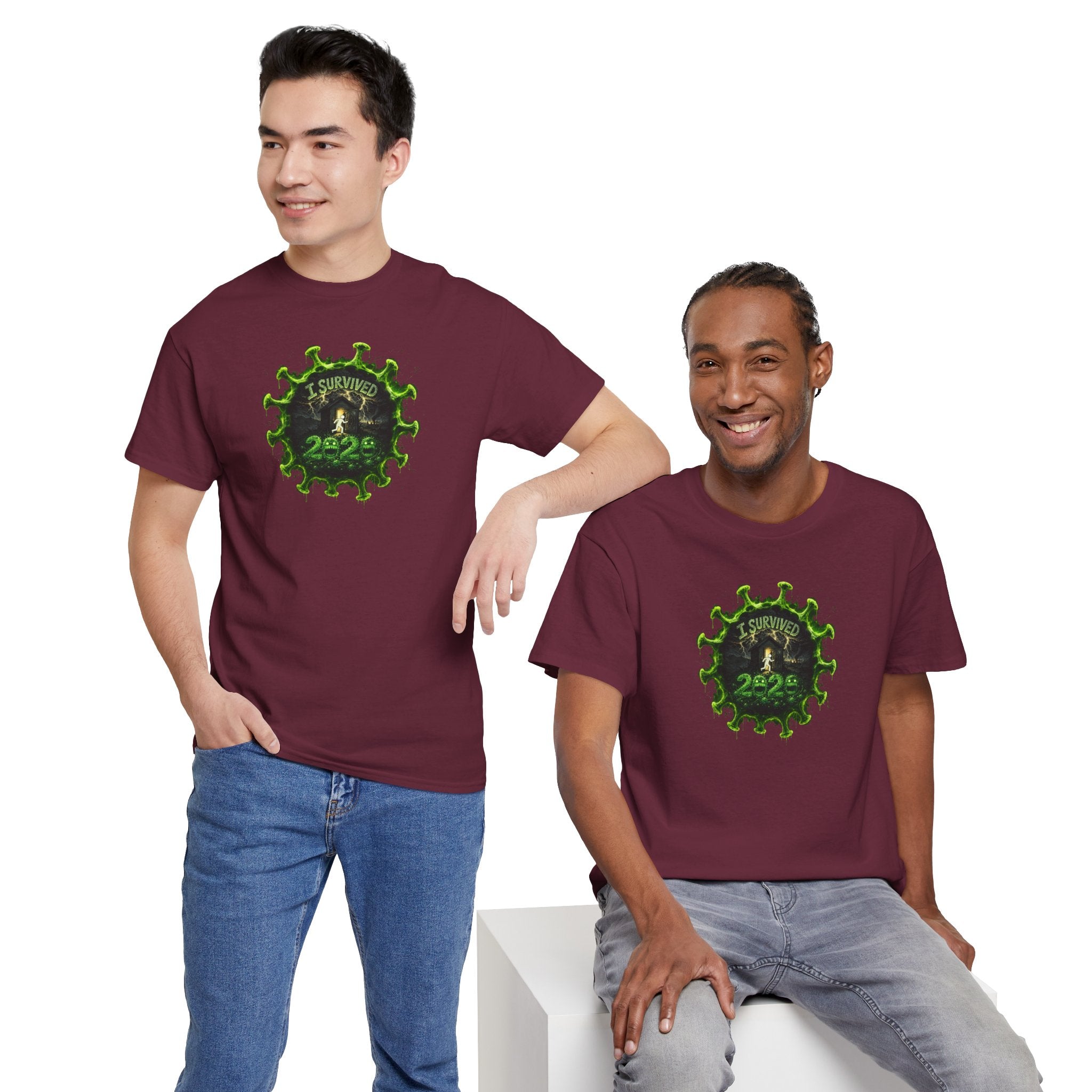 I Survived 2020 — PANDEMIC S1:E3: Director's Cut "The Jab!" Unisex Heavy Cotton Tee