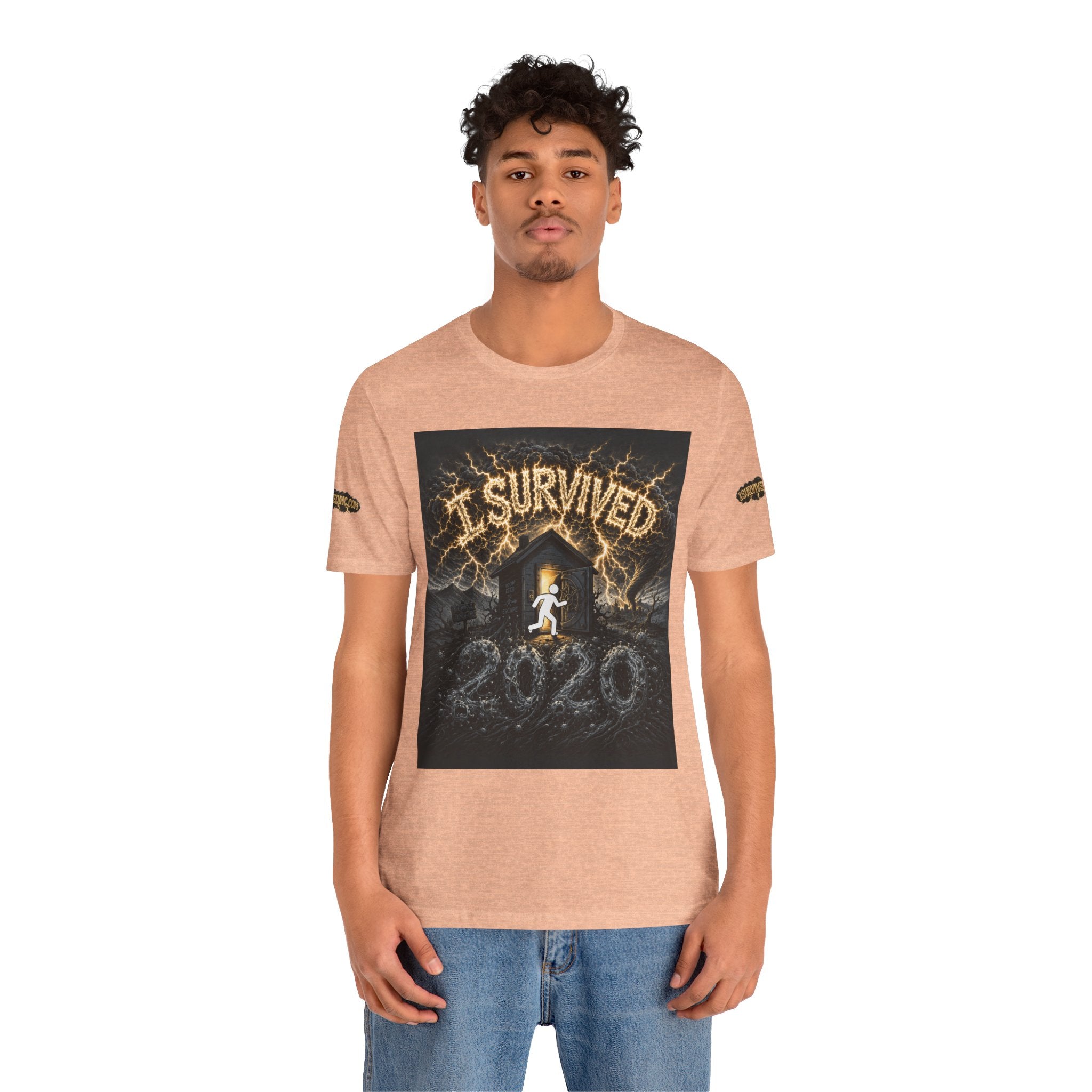 I Survived 2020 — Original Design Teaser Tee | Season 1 Premiere Drop Unisex Jersey Short Sleeve Tee