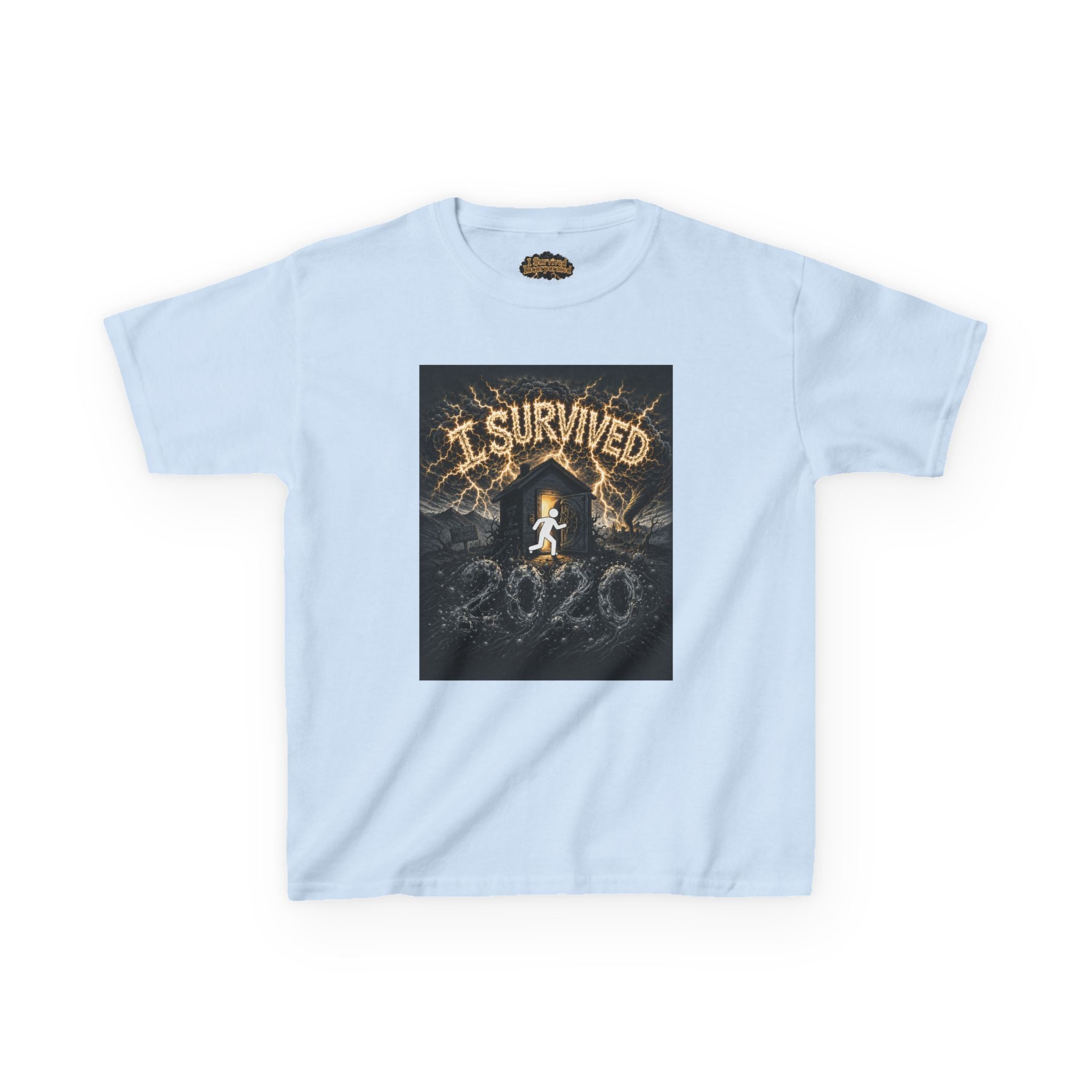I Survived 2020 — Original Design Teaser Tee | Season 1 Premiere Drop Kids Heavy Cotton™ Tee