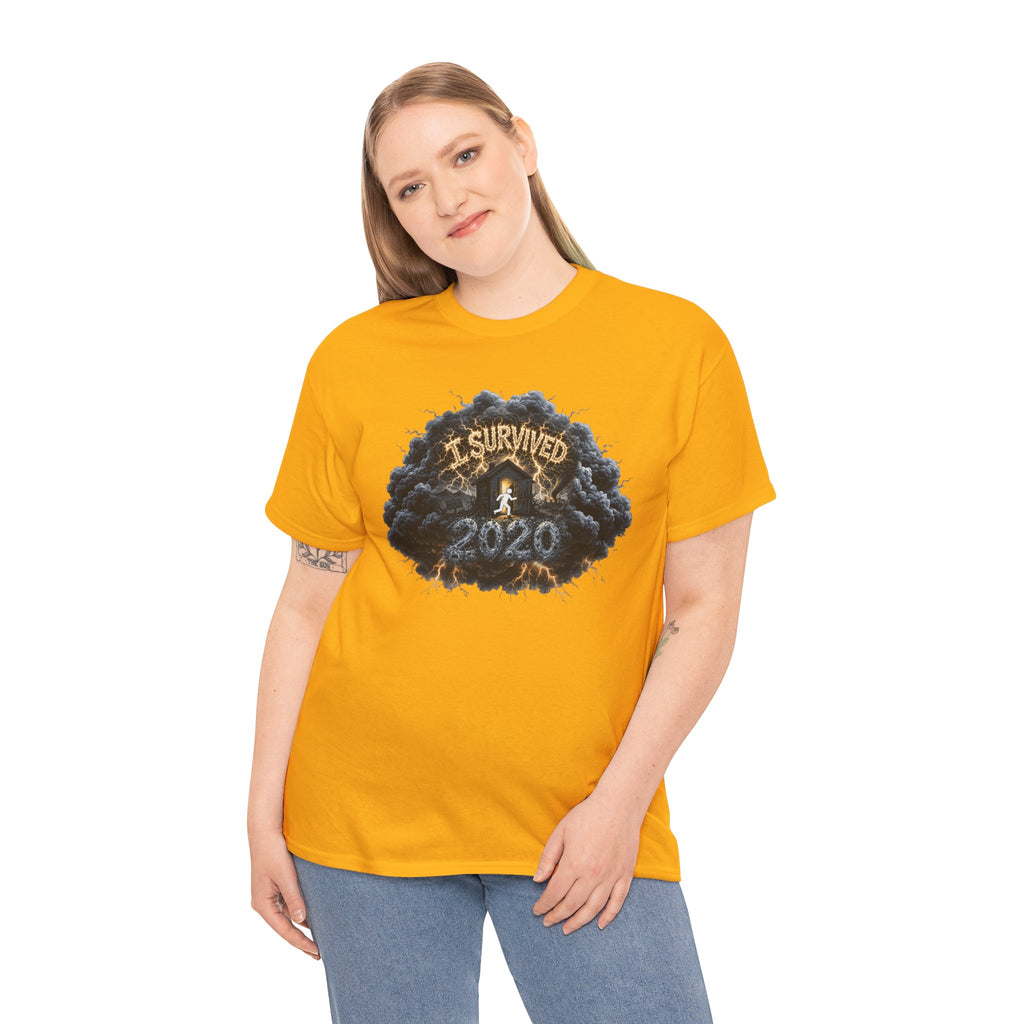 I Survived 2020 —  Deriector's Cut Original Design Teaser Tee | Season 1 Premiere Drop Unisex Heavy Cotton Tee