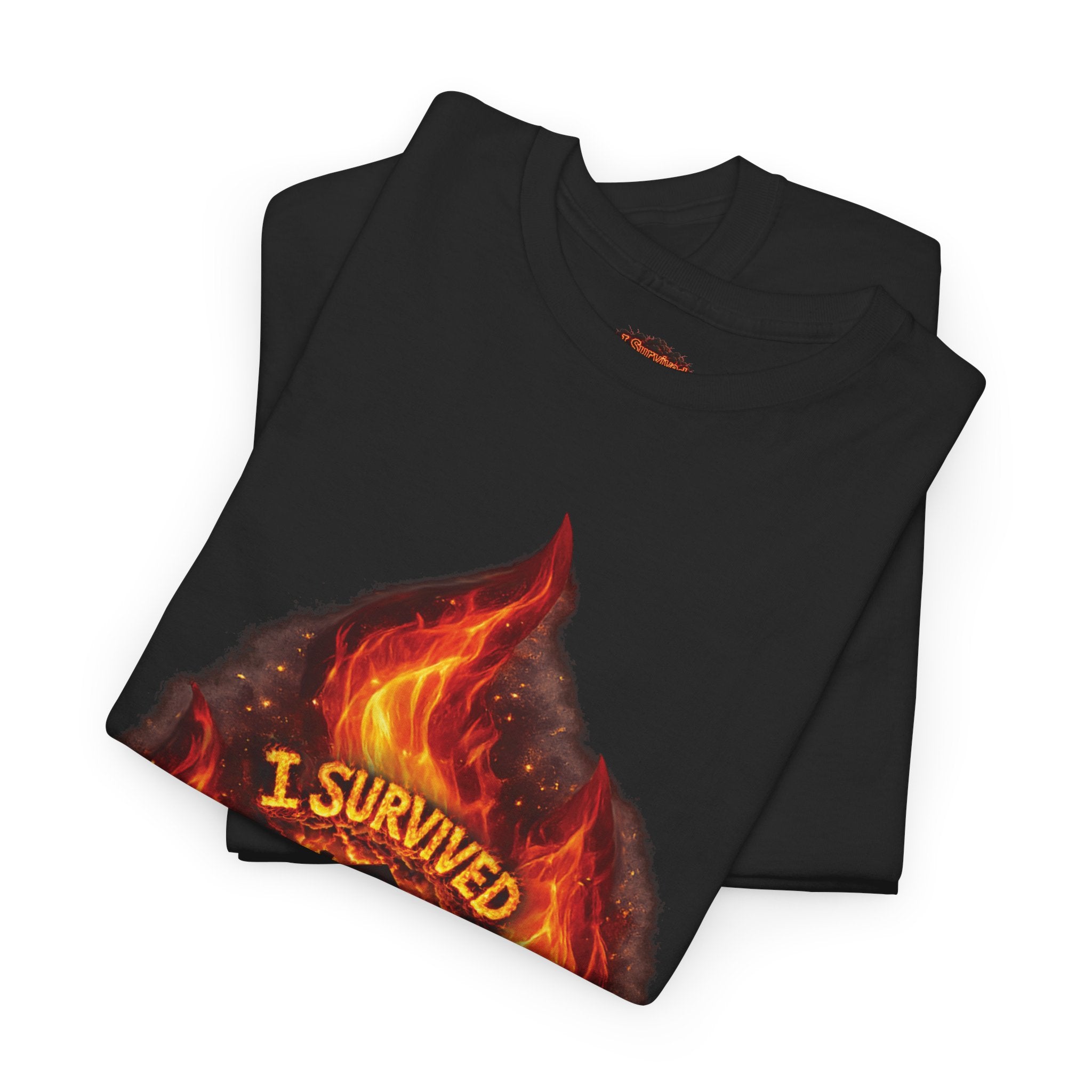 I Survived 2020 — Director's Cut S2:E3 "The California Wildfires" | Wildfire Edition Memorial Unisex Heavy Cotton Tee (SPECIAL EDITION)