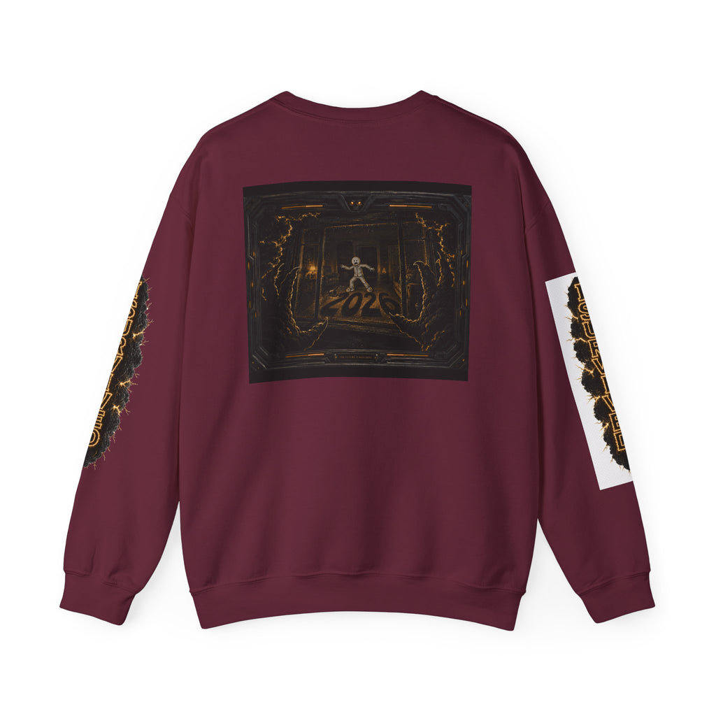 I Survived 2020 — Director's Cut Original Design Teaser Tee | Season 1 Premiere Drop Unisex Heavy Blend™ Crewneck Sweatshirt