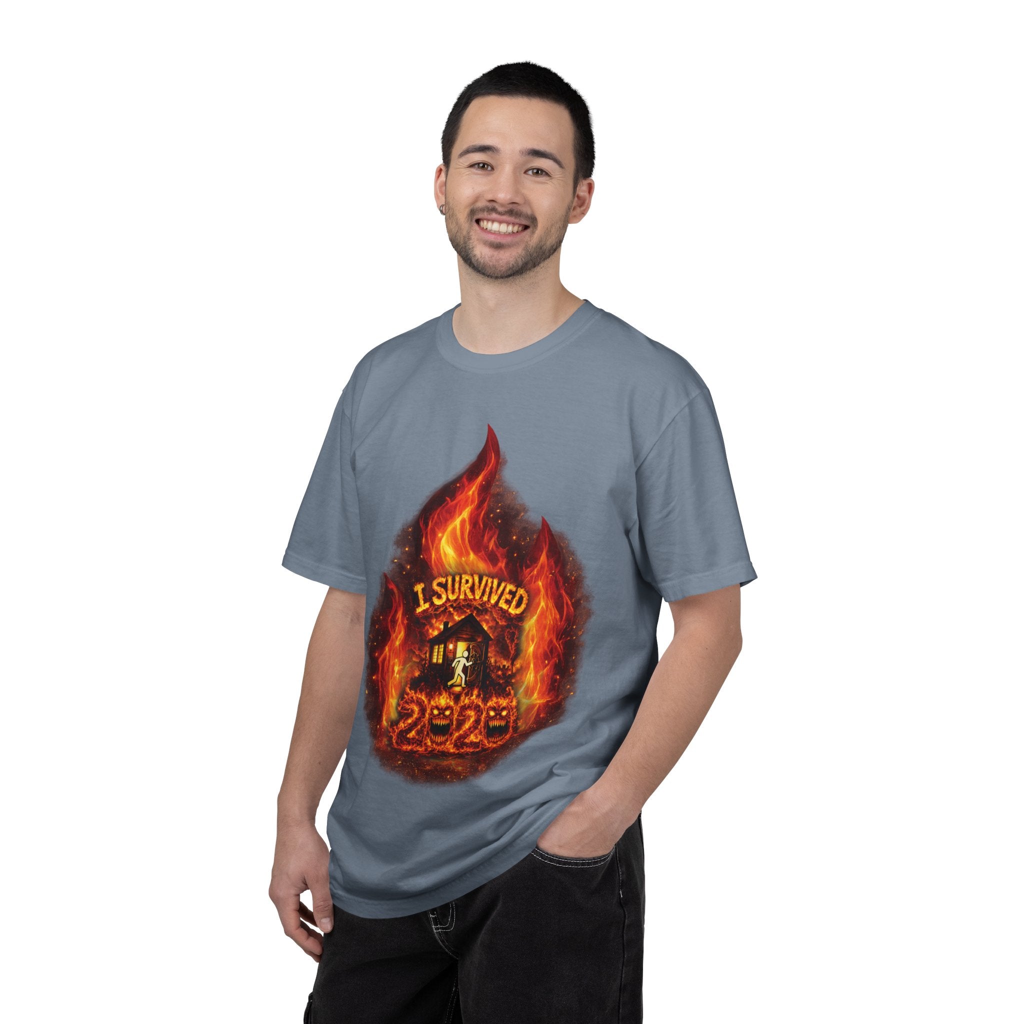 I Survived 2020 — Director's Cut S2:E4 "Western U.S. Wildfire Season" | Mid-Season Finale Pt. 1 | Wildfire Edition Memorial Unisex Garment-Dyed T-shirt