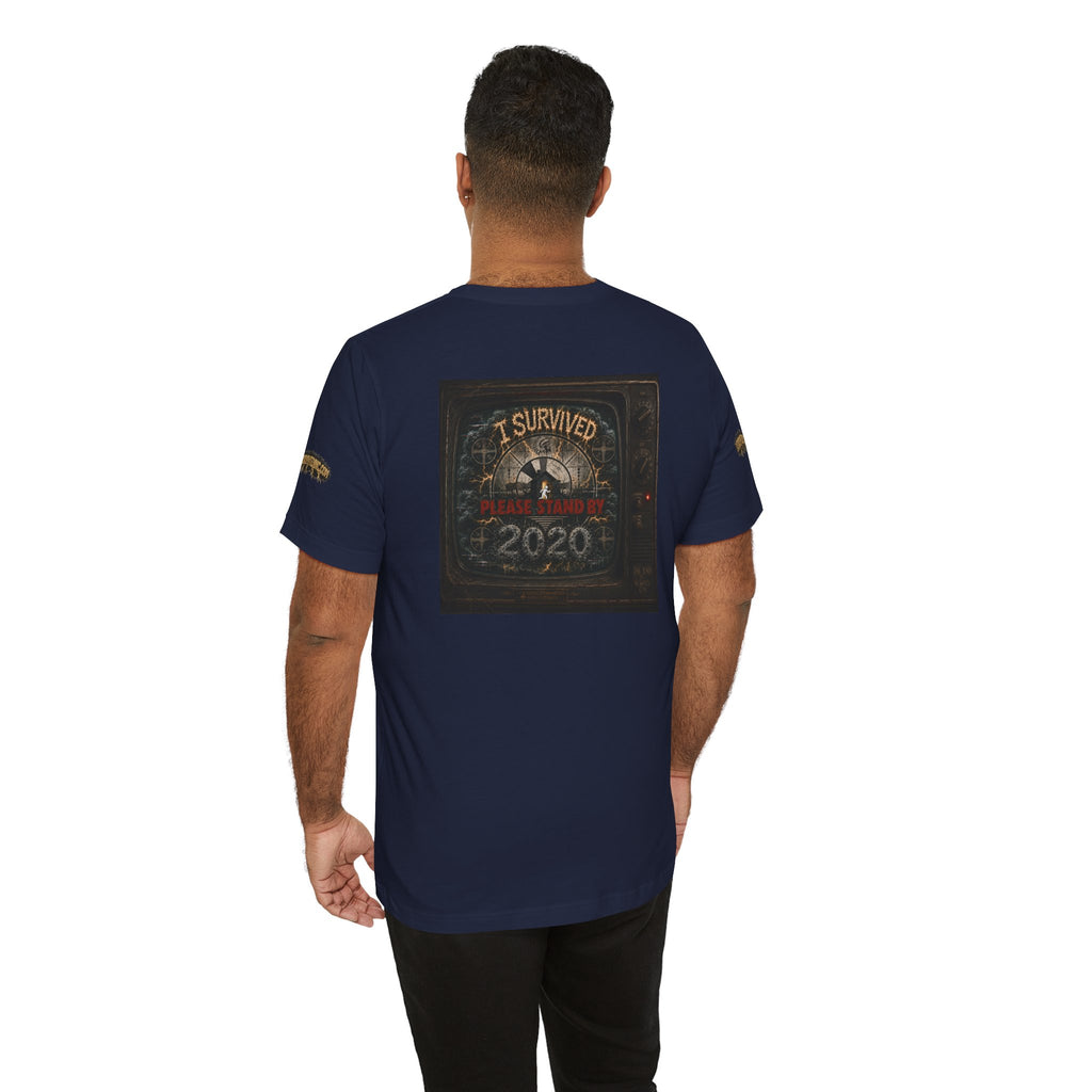 I Survived 2020 — "Please Stand By" Test Pattern Tee Special Edition Summer Premier Unisex Jersey Short Sleeve Tee