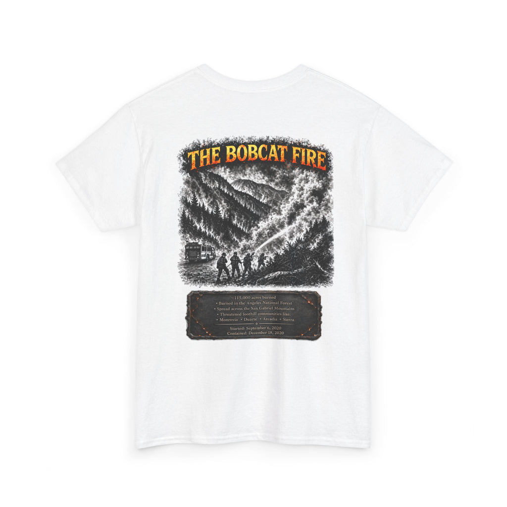 I Survived 2020 — Director's Cut S2:E2 "The Bobcat Fire" | Wildfire Edition Memorial Unisex Heavy Cotton Tee