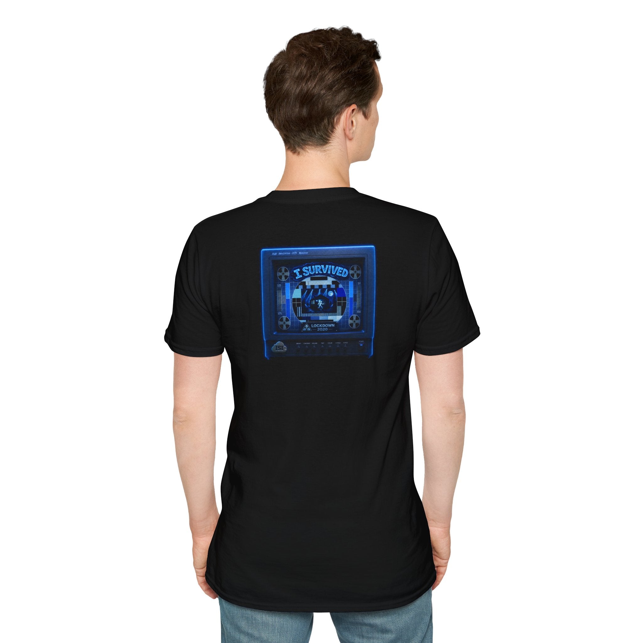 I Survived 2020 — "Please Stand By" Test Pattern Tee Lockdown Edition Summer Exclusive Unisex Softstyle T-Shirt