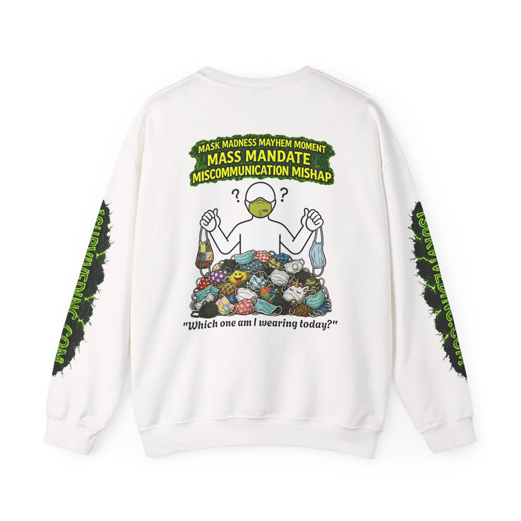 I Survived 2020 — PANDEMIC S1:E4: "Mask Madness" Unisex Heavy Blend™ Crewneck Sweatshirt