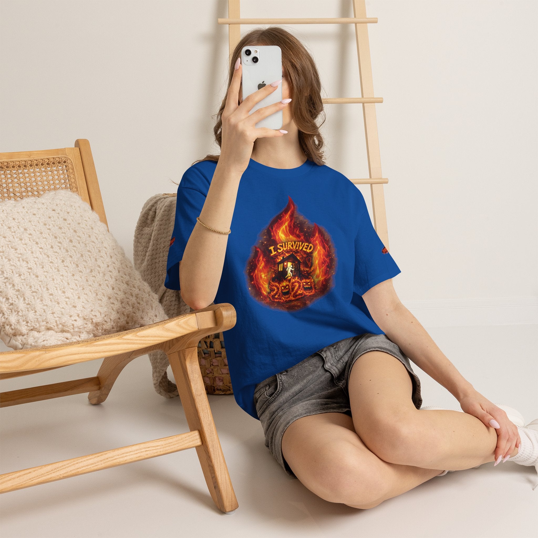 I Survived 2020 — Director's Cut S2:E3 "The California Wildfires" | Wildfire Edition Memorial Unisex Heavy Cotton Tee (SPECIAL EDITION)