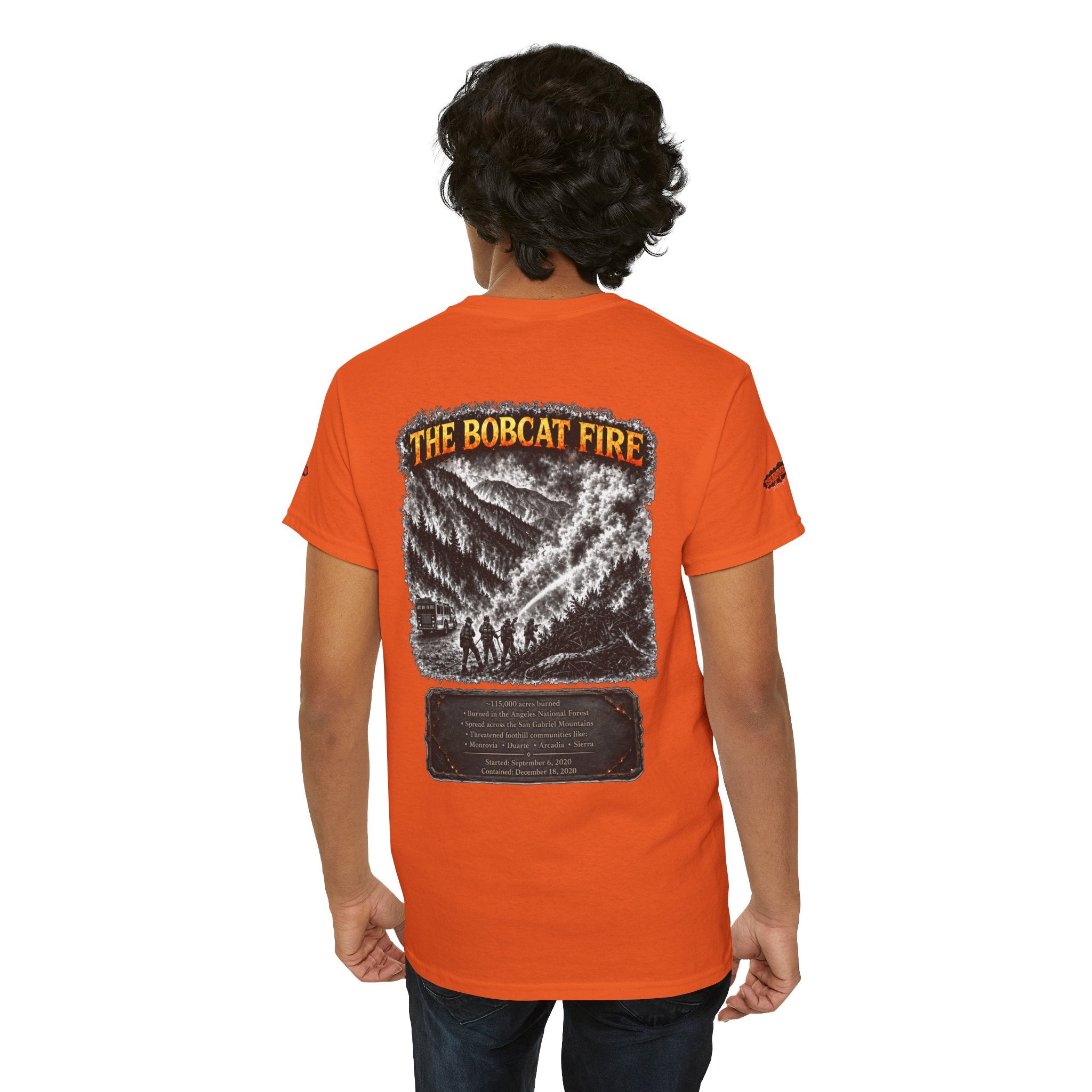 I Survived 2020 — WILDFIRES S2:E2: Special Edition "The Bobcat Fire" Memorial Unisex Heavy Cotton Tee