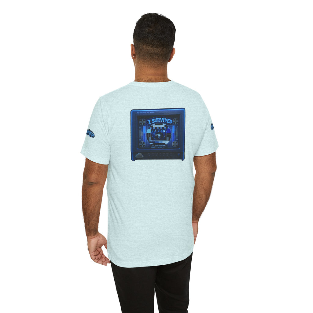 I Survived 2020 — "Please Stand By" Test Pattern Tee Lockdown Special Edition Summer Exclusive Unisex Jersey Short Sleeve Tee
