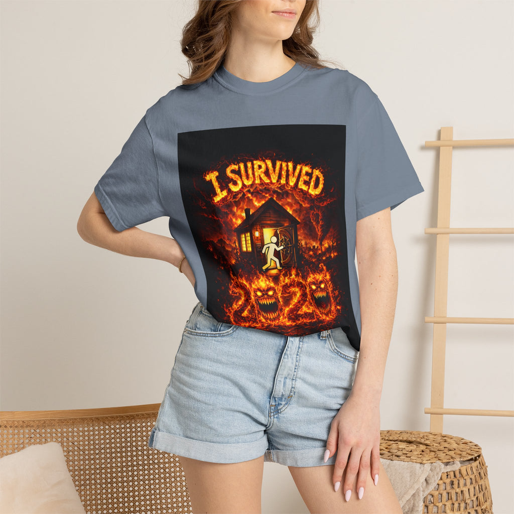 I Survived 2020 — S2:E4 "Western U.S. Wildfire Season" | Mid-Season Finale Pt. 1 | Wildfire Edition Memorial Unisex Garment-Dyed T-shirt