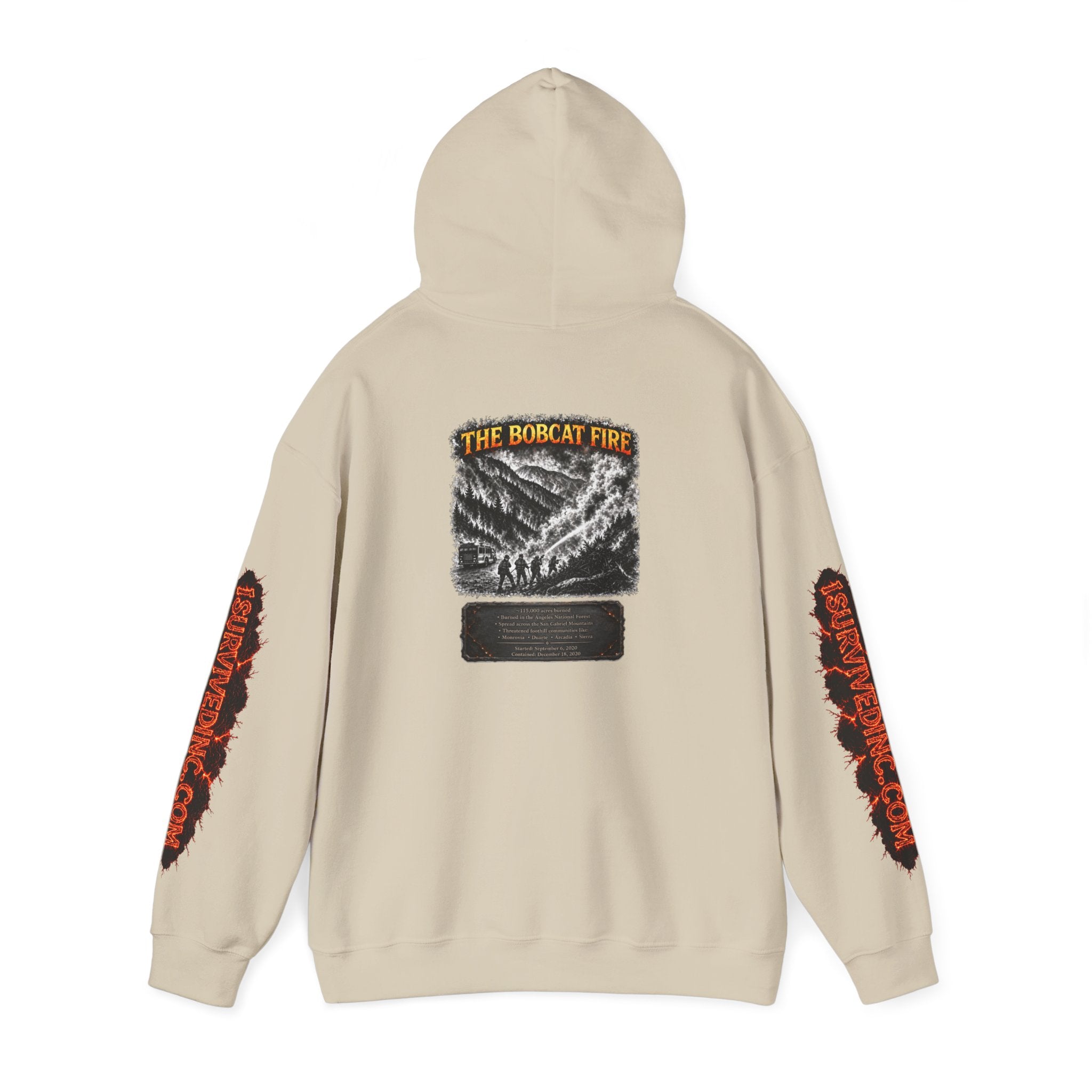 I Survived 2020 — WILDFIRES S2:E2: "The Bobcat Fire" Memorial Hoodie
