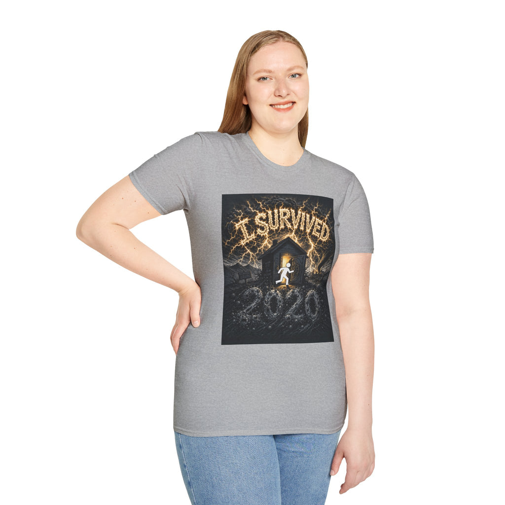 I Survived 2020 — Original Design Teaser Tee | Season 1 Premiere Drop Unisex Softstyle T-Shirt