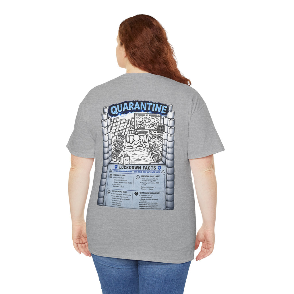 I Survived 2020 — LOCKDOWN S3:E1: "Quarantine" Unisex Heavy Cotton Tee