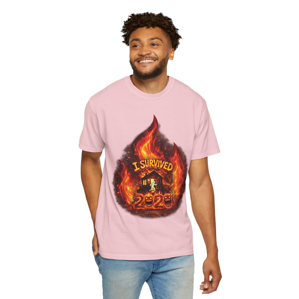 I Survived 2020 — Director's Cut S2:E4 "Western U.S. Wildfire Season" | Mid-Season Finale Pt. 1 | Wildfire Edition Memorial Unisex Garment-Dyed T-shirt