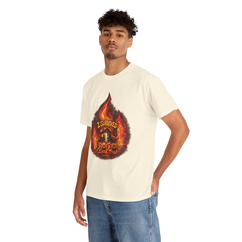 I Survived 2020 — Director's Cut S2:E1 "Berry Creek" | Wildfire Edition Memorial Unisex Heavy Cotton Tee