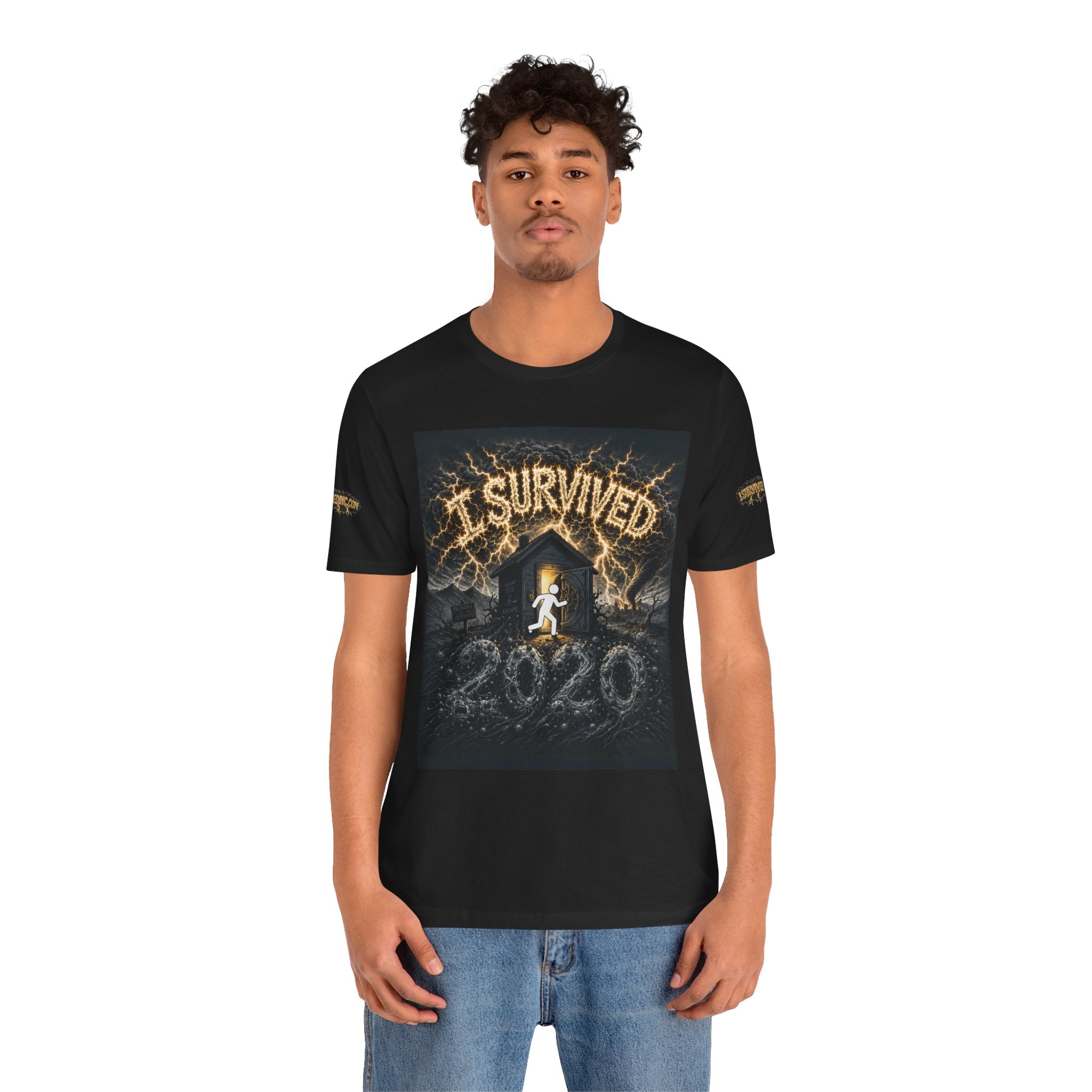I Survived 2020 — Original Design Teaser Tee | Season 1 Premiere Drop Unisex Jersey Short Sleeve Tee