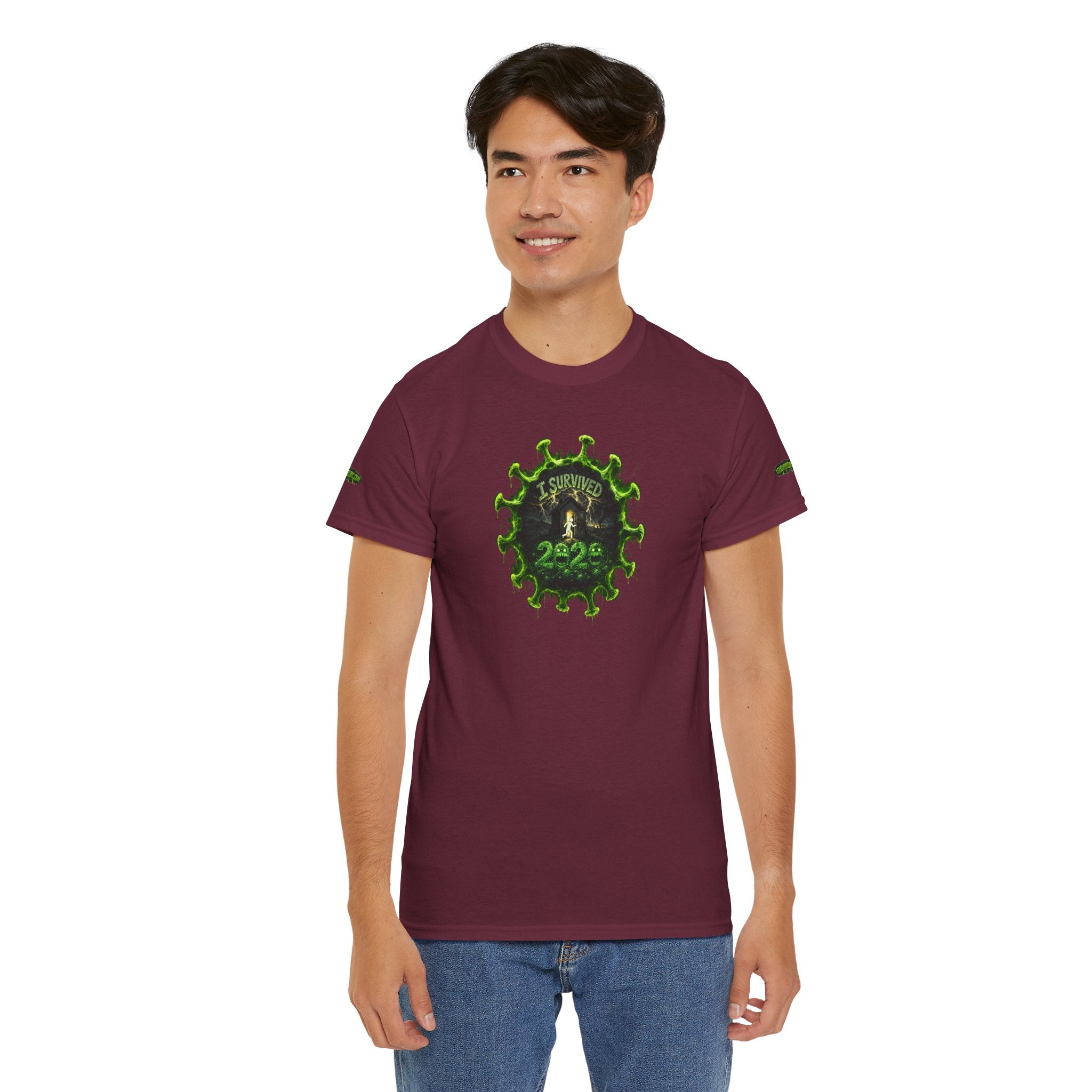 I Survived 2020 — PANDEMIC S1:E3: Director's Cut Special Edition "The Jab!" Unisex Heavy Cotton Tee